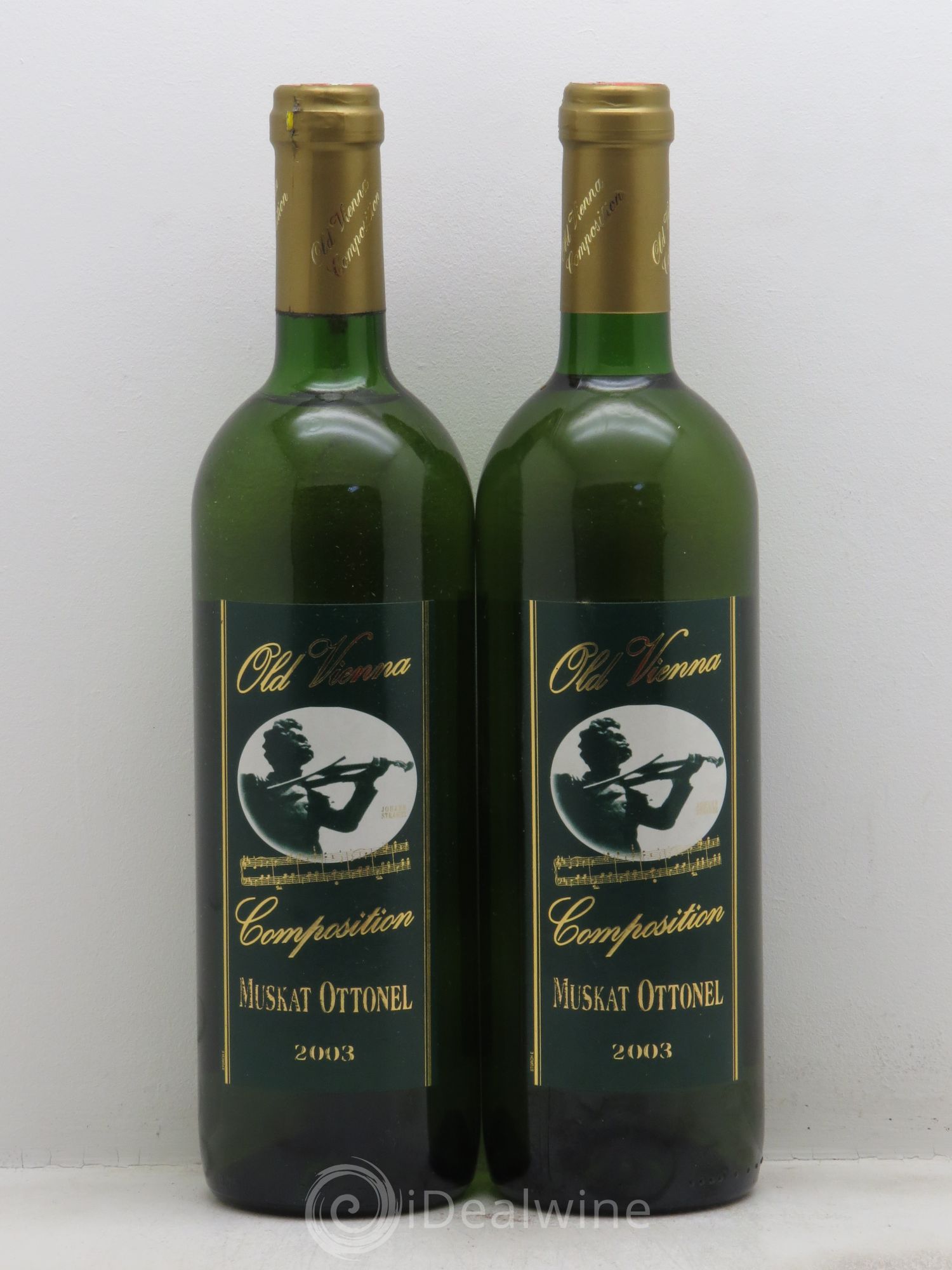 Autriche Old Vienna Composition Muskat Ottonel Burgenland Neusiedlersee (sans prix de réserve) 2003 - Lotto di 2 bottiglie - 0