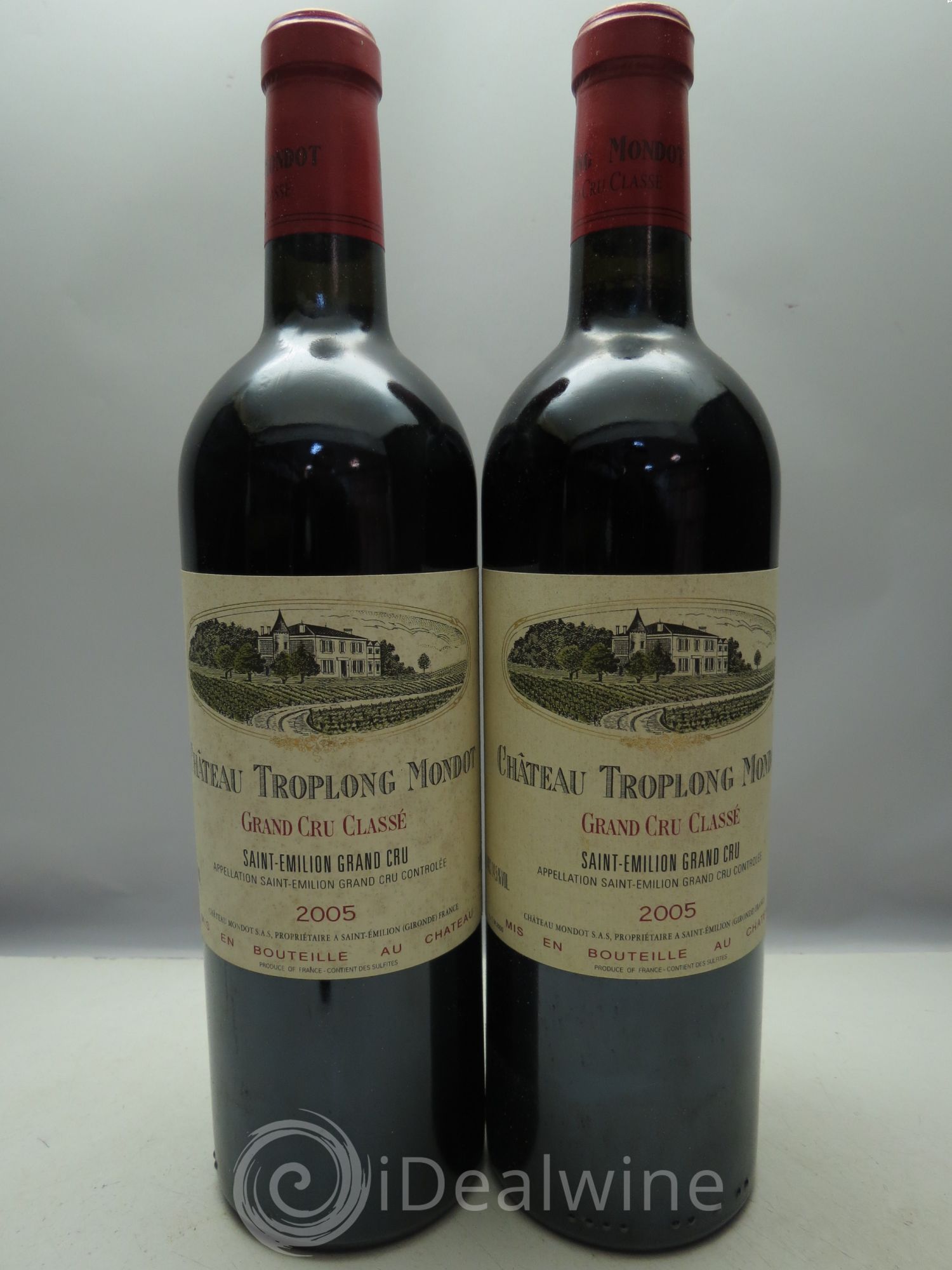 Château Troplong Mondot 1er Grand Cru Classé B 2005 - Lot de 12 bouteilles - 2