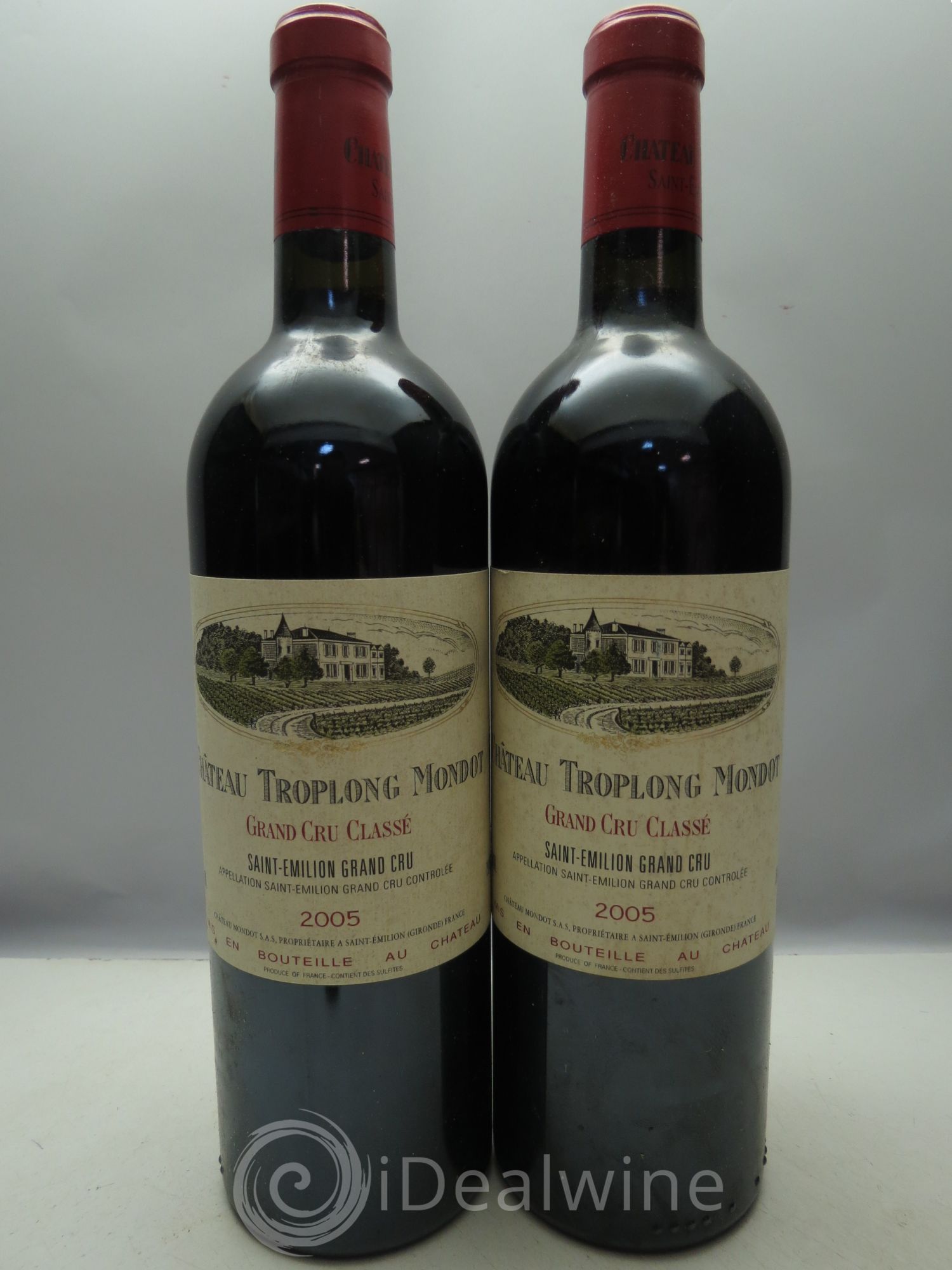Château Troplong Mondot 1er Grand Cru Classé B 2005 - Lot de 12 bouteilles - 4