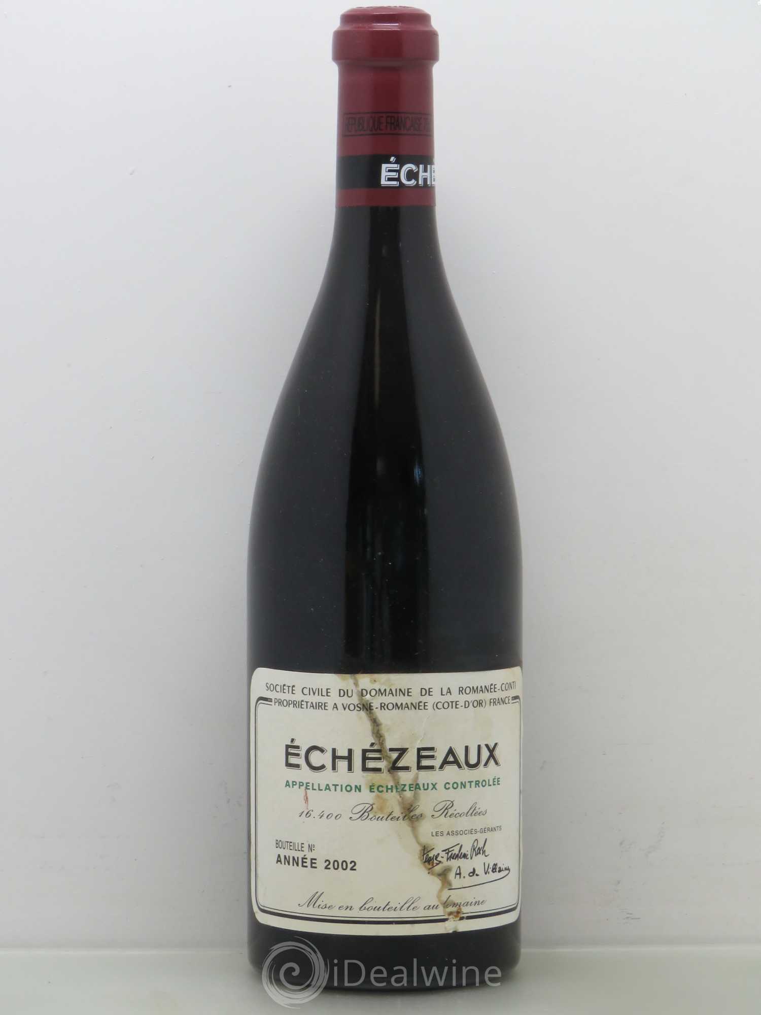 Echezeaux Grand Cru Domaine de la Romanée-Conti 2002 - Lot de 1 bouteille - 0