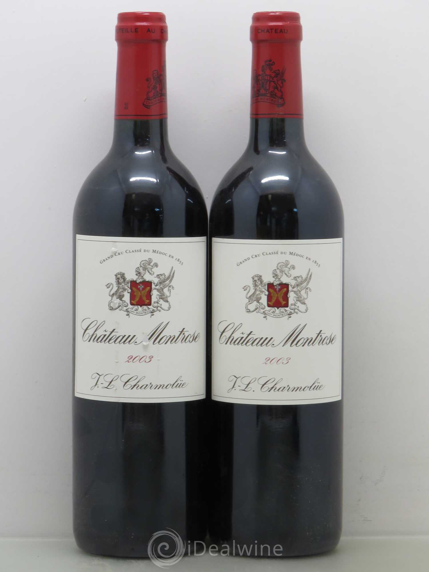 Château Montrose 2ème Grand Cru Classé 2003 - Lot de 2 bouteilles - 0