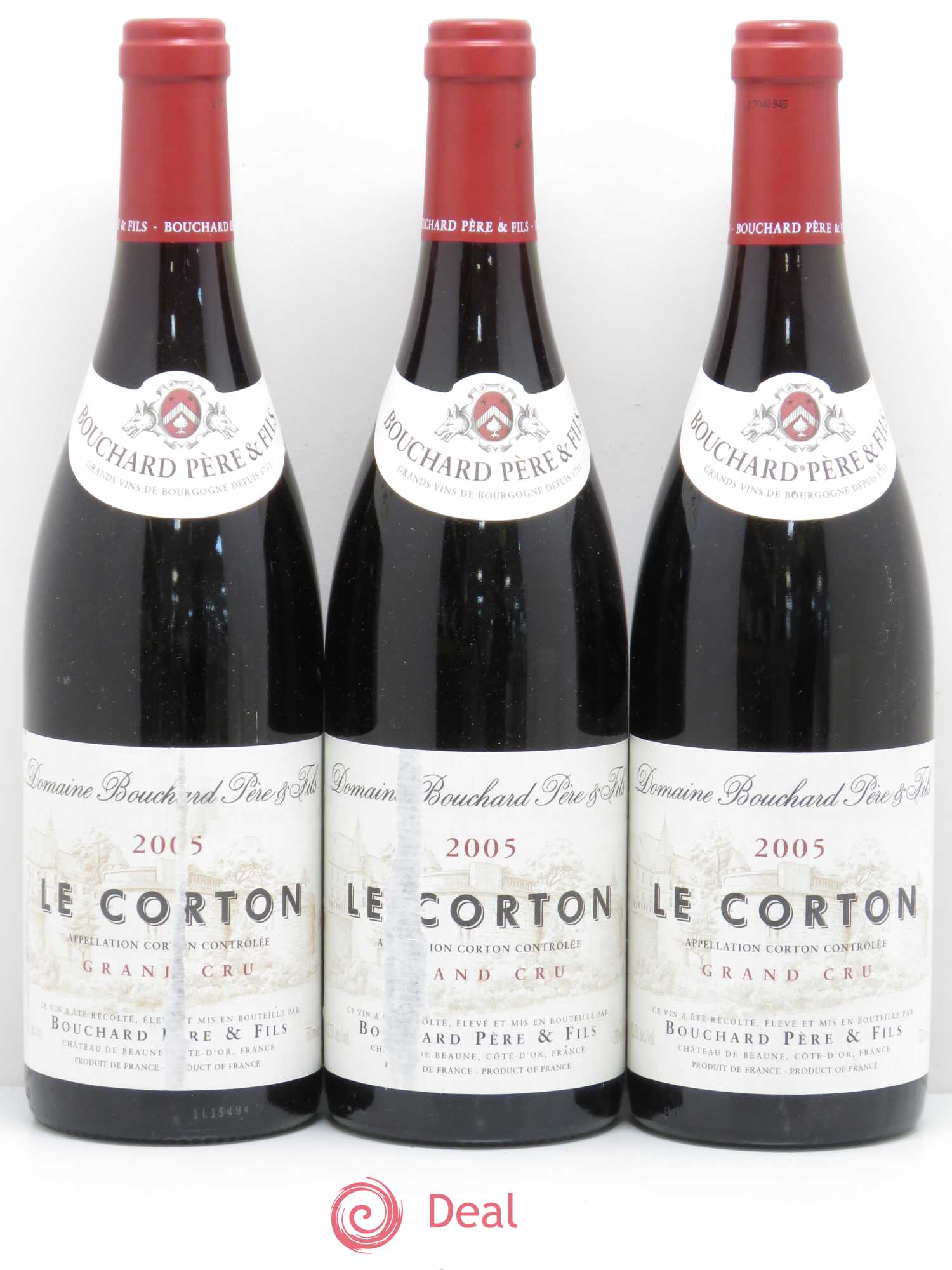 Corton Grand Cru Le Corton Bouchard Père & Fils 2005 - Lot de 6 bouteilles - 3