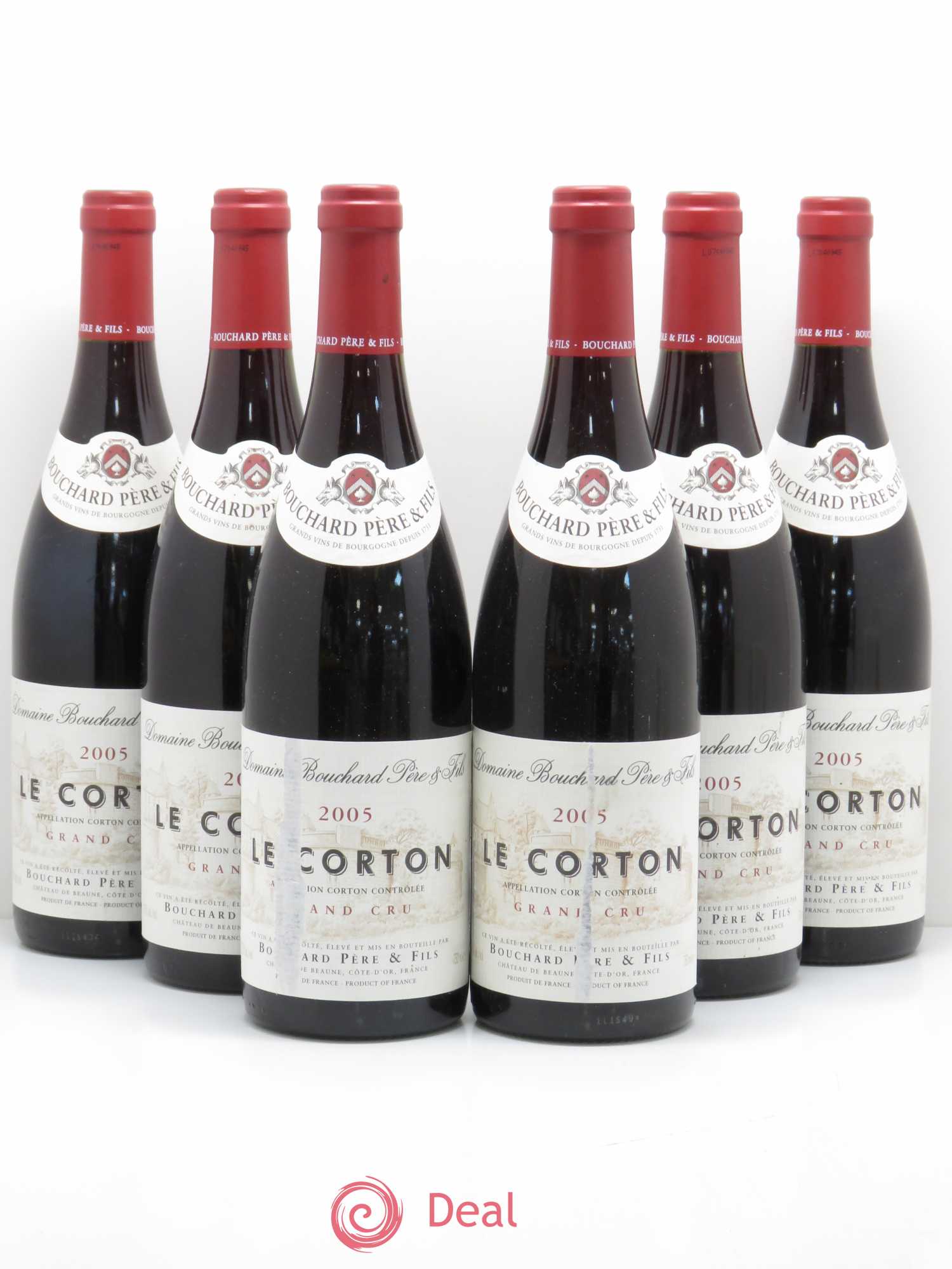 Corton Grand Cru Le Corton Bouchard Père & Fils 2005 - Lot de 6 bouteilles - 0