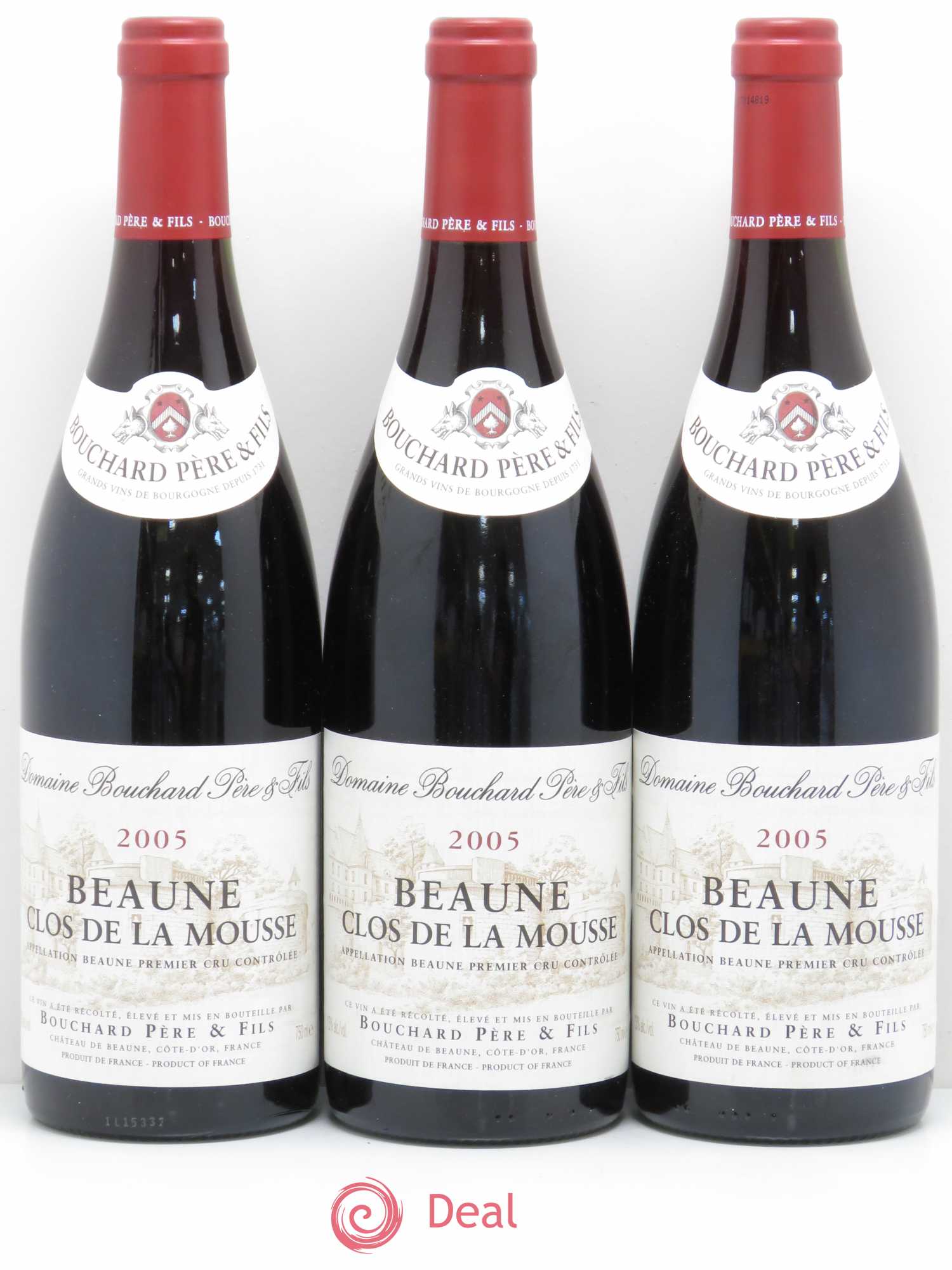 Beaune 1er Cru Clos de la Mousse Bouchard Père & Fils 2005 - Lot de 12 bouteilles - 3