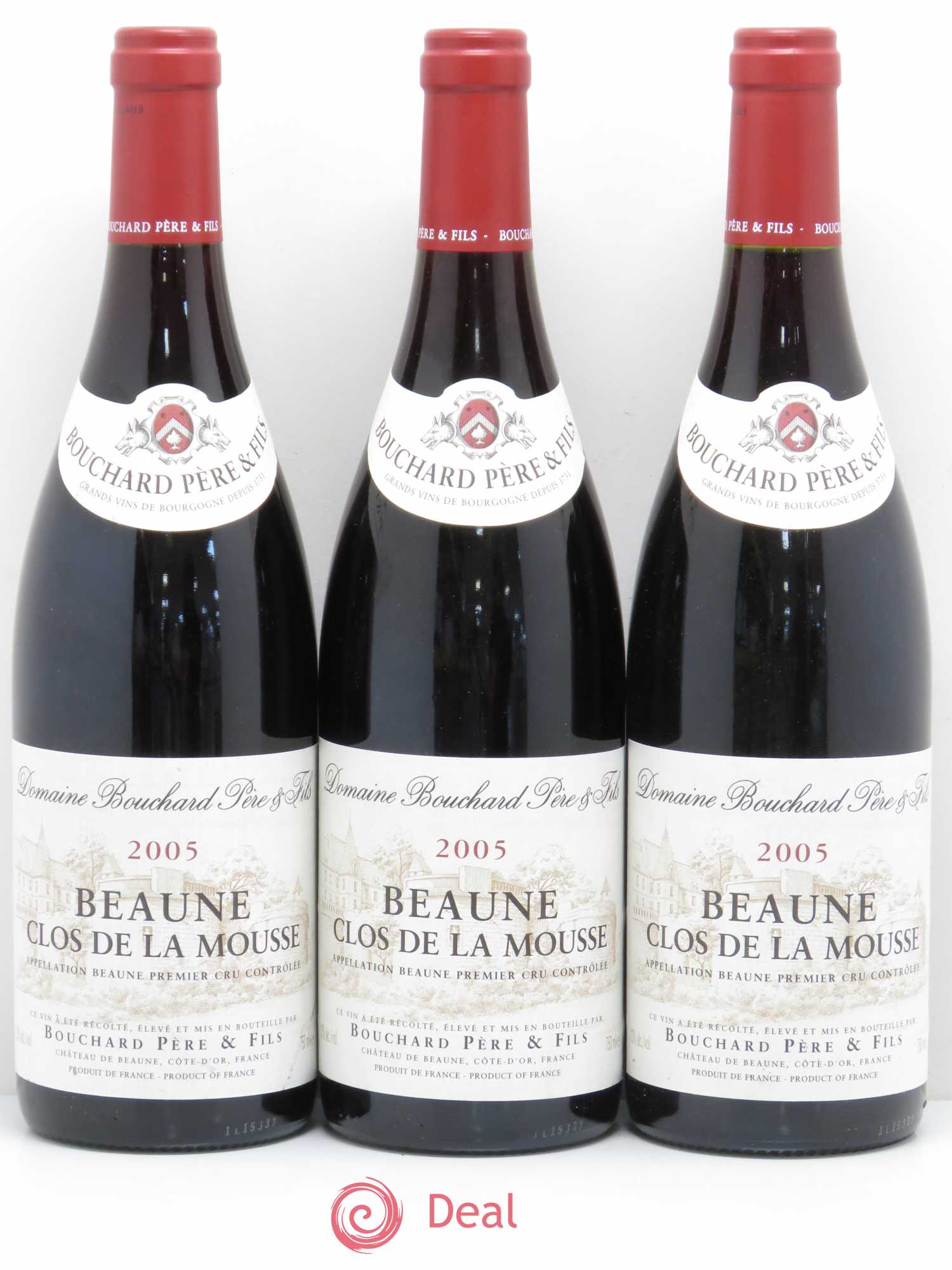 Beaune 1er Cru Clos de la Mousse Bouchard Père & Fils 2005 - Lot de 12 bouteilles - 4