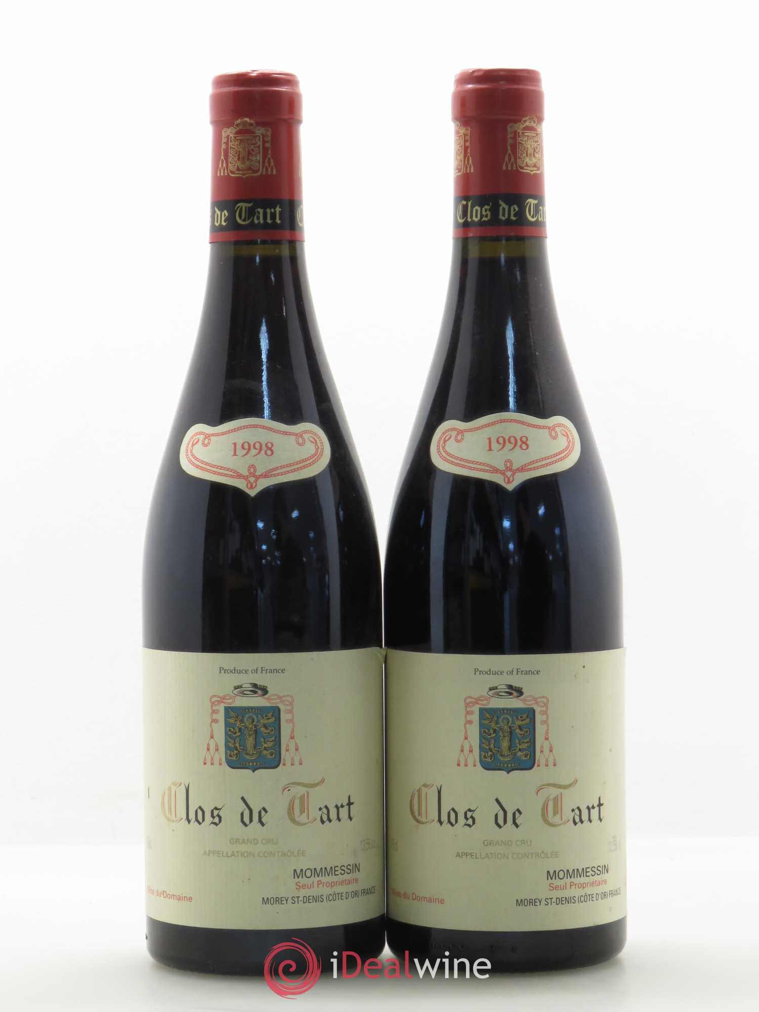 Clos de Tart Grand Cru Clos de Tart 1998 - Lot de 2 bouteilles - 0