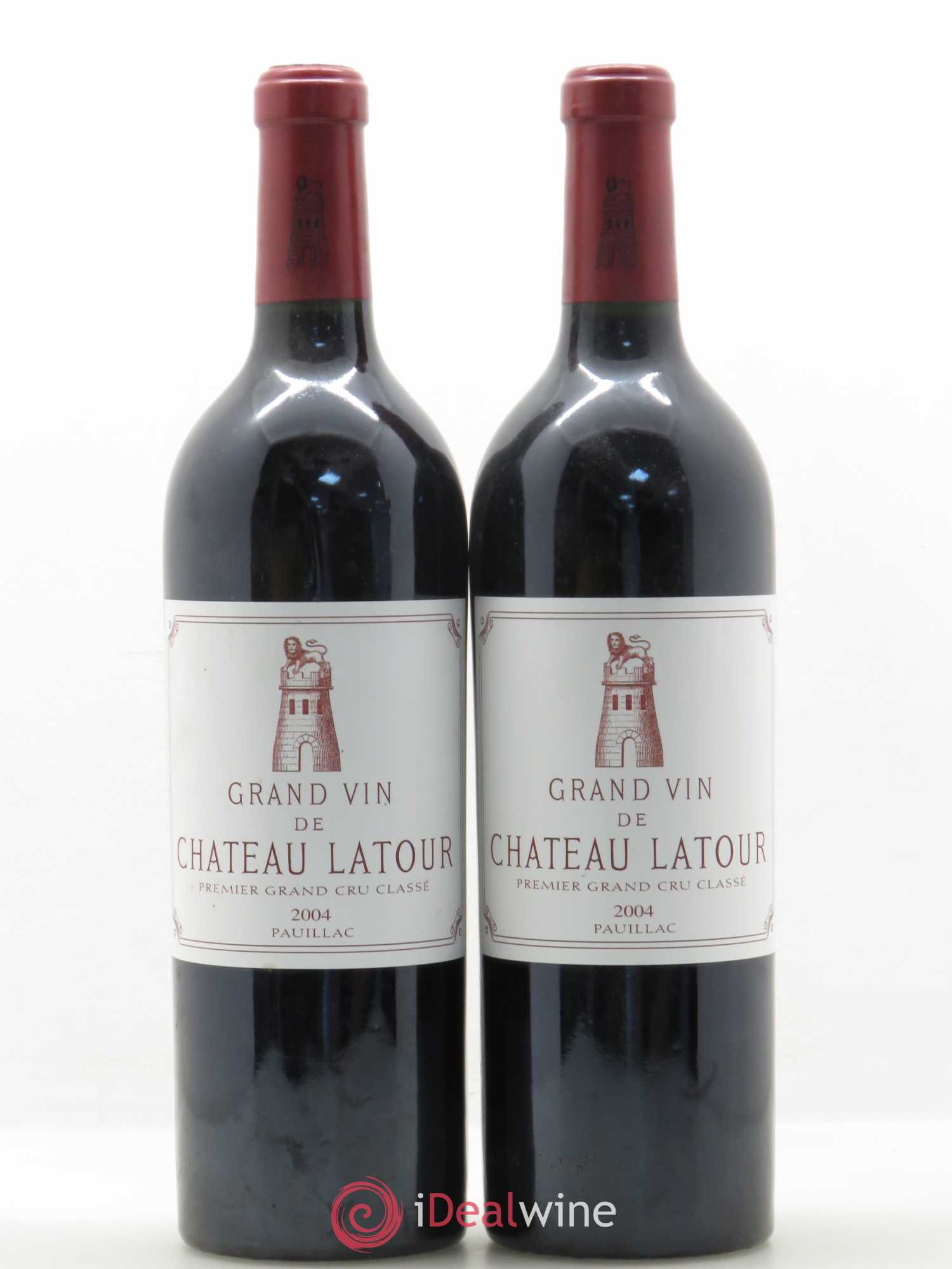 Château Latour 1er Grand Cru Classé 2004 - Lot de 2 bouteilles - 0