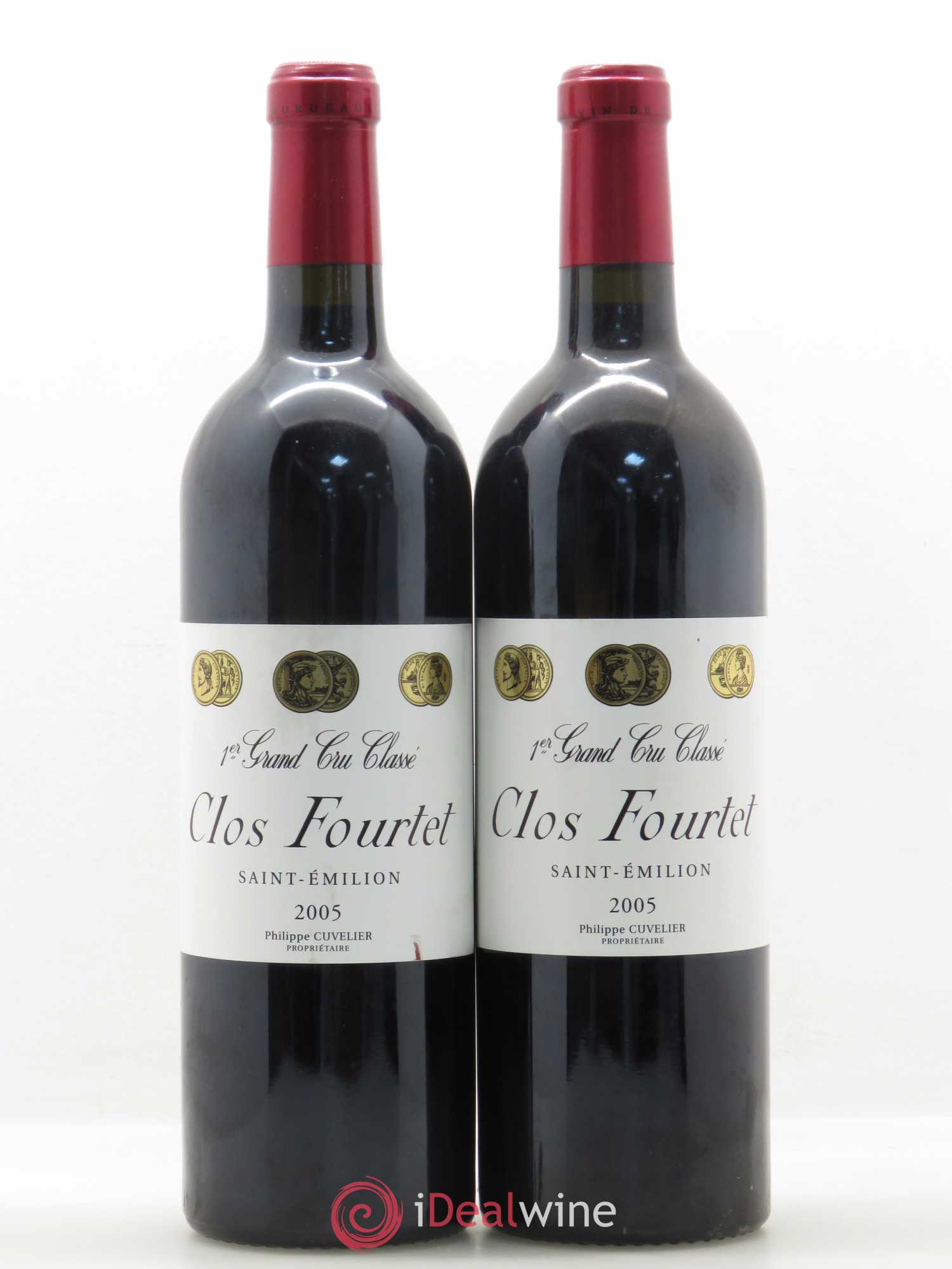 Clos Fourtet 1er Grand Cru Classé B 2005 - Lot de 2 bouteilles - 0