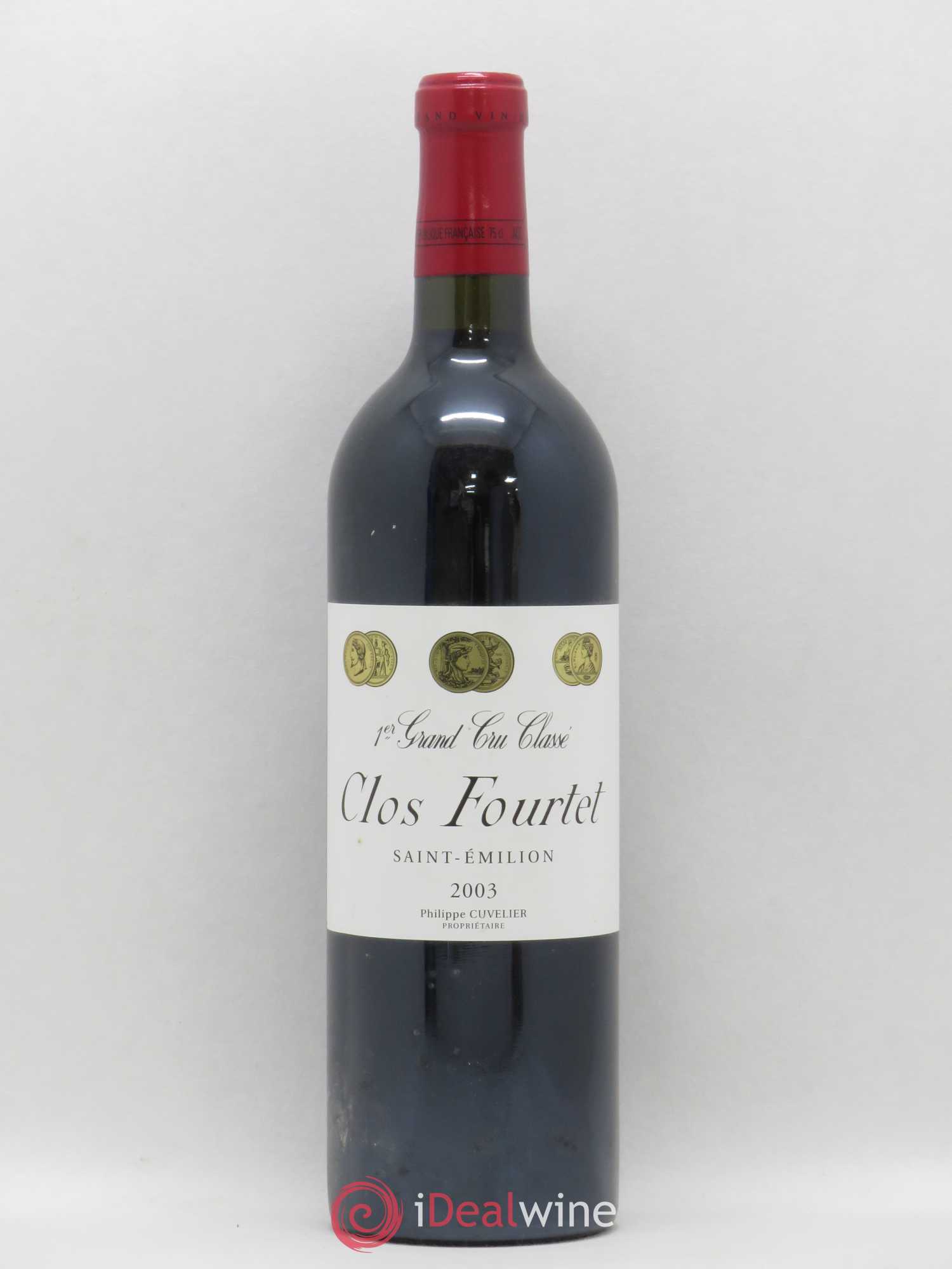 Clos Fourtet 1er Grand Cru Classé B 2003 - Lot de 1 bouteille - 0