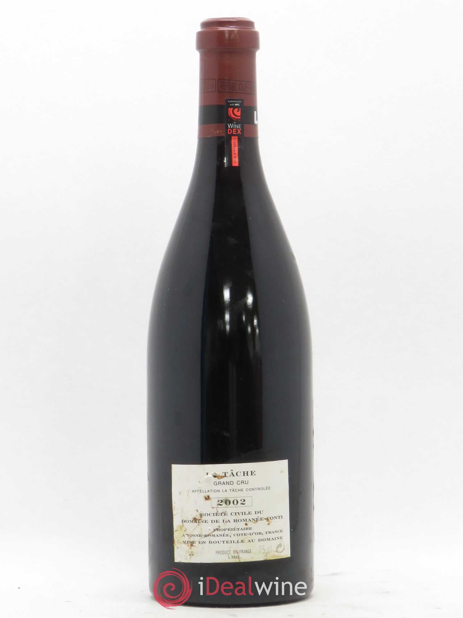 La Tâche Grand Cru Domaine de la Romanée-Conti 2002 - Lot de 1 bouteille - 1