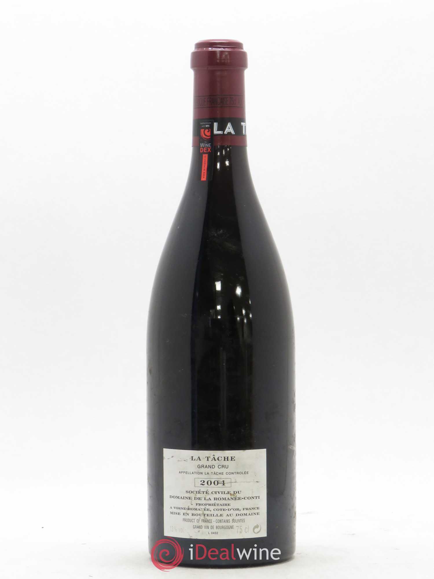 La Tâche Grand Cru Domaine de la Romanée-Conti 2004 - Lot de 1 bouteille - 1
