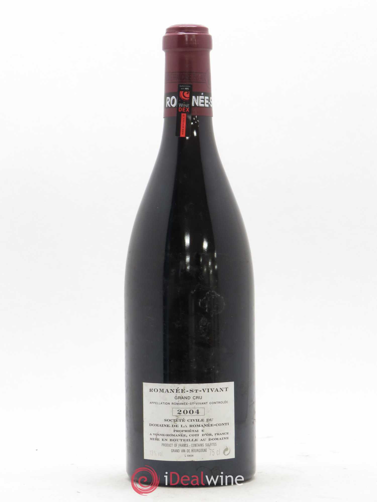 Romanée-Saint-Vivant Grand Cru Domaine de la Romanée-Conti 2004 - Lot de 1 bouteille - 1