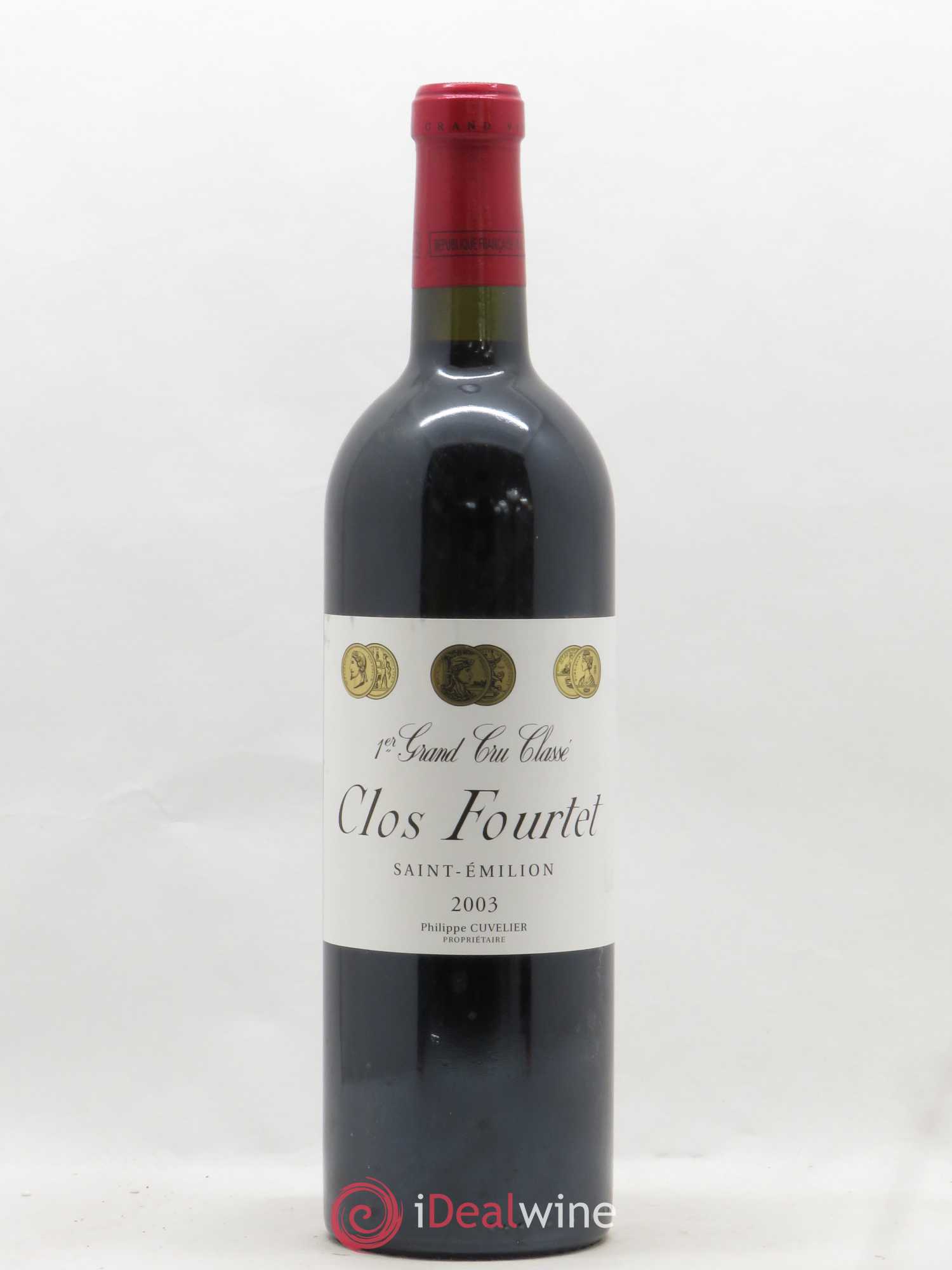 Clos Fourtet 1er Grand Cru Classé B 2003 - Lot de 1 bouteille - 0