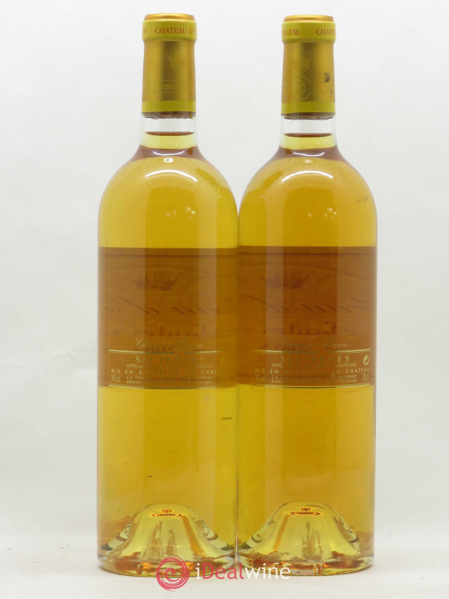 Château d' Yquem 1er Cru Classé Supérieur 2003 - Lotto di 2 bottiglie - 1