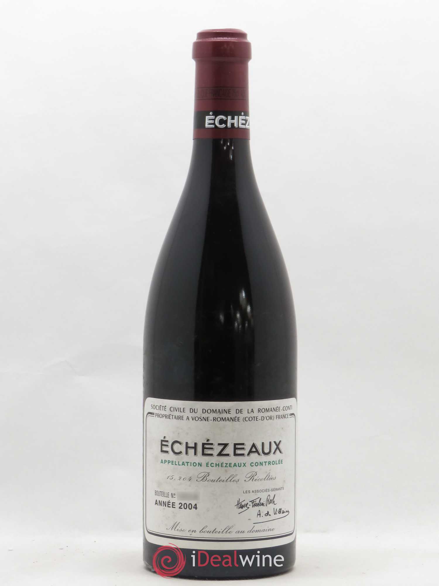 Echezeaux Grand Cru Domaine de la Romanée-Conti 2004 - Lot de 1 bouteille - 0