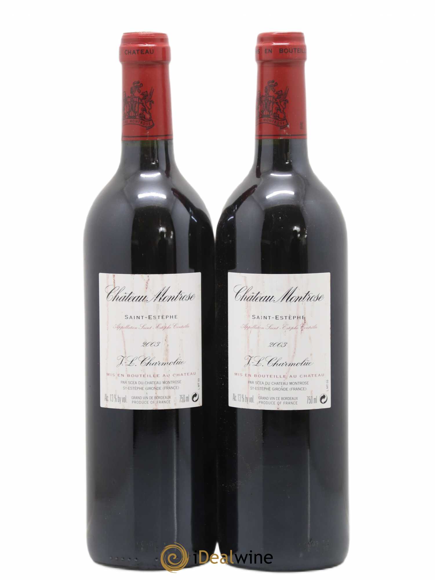 Château Montrose 2ème Grand Cru Classé 2003 - Lot de 2 bouteilles - 1