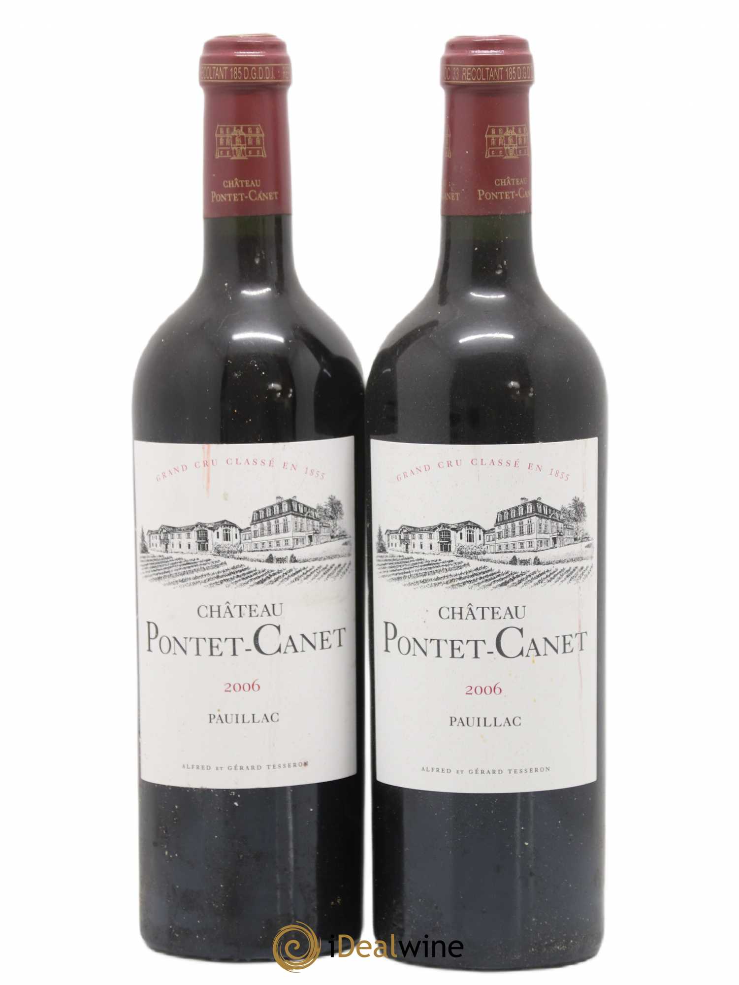 Château Pontet Canet 5ème Grand Cru Classé 2006 - Lot de 2 bouteilles - 0
