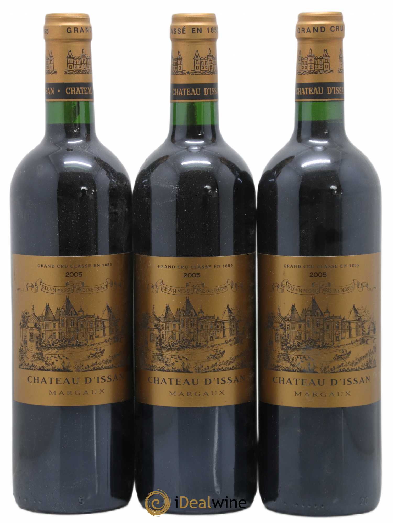 Château d'Issan 3ème Grand Cru Classé 2005 - Lot de 3 bouteilles - 0