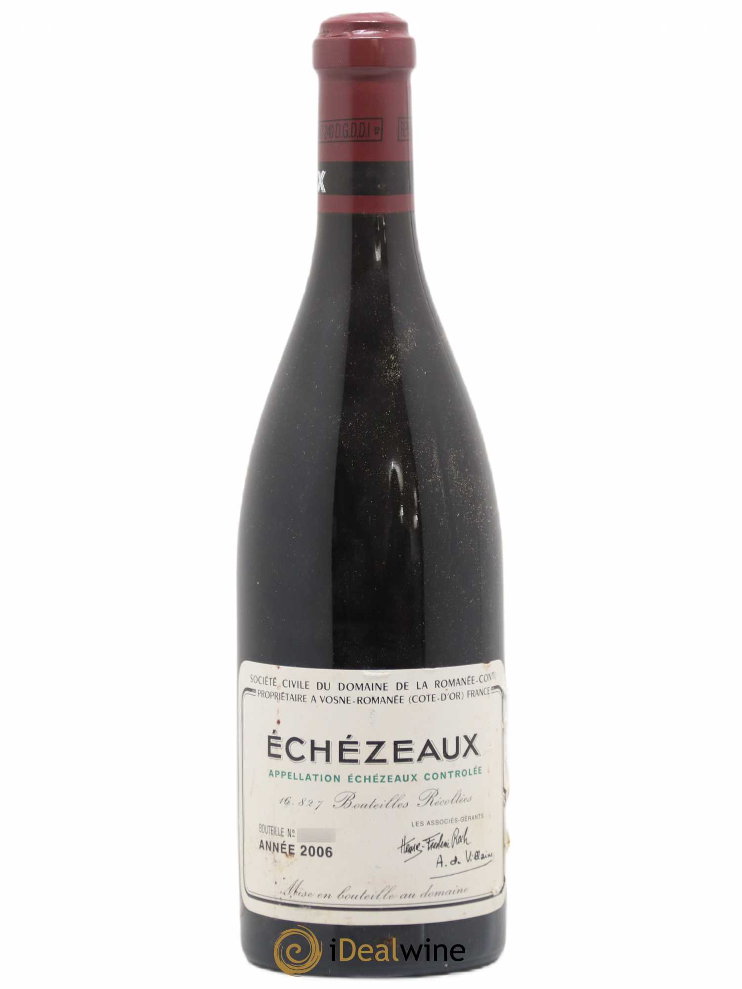 Echezeaux Grand Cru Domaine de la Romanée-Conti 2006 - Lot de 1 bouteille - 0