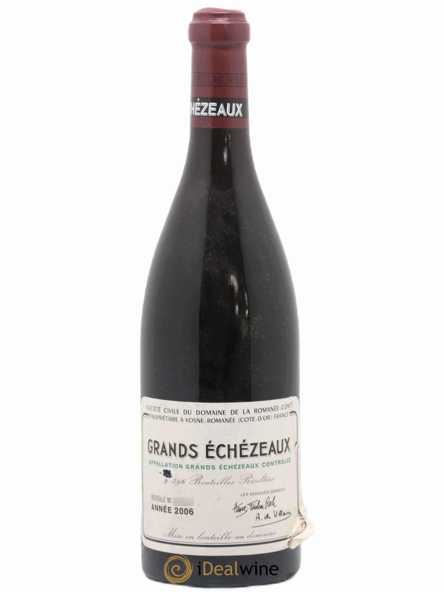 Grands-Echezeaux Grand Cru Domaine de la Romanée-Conti 2006 - Lot de 1 bouteille - 0