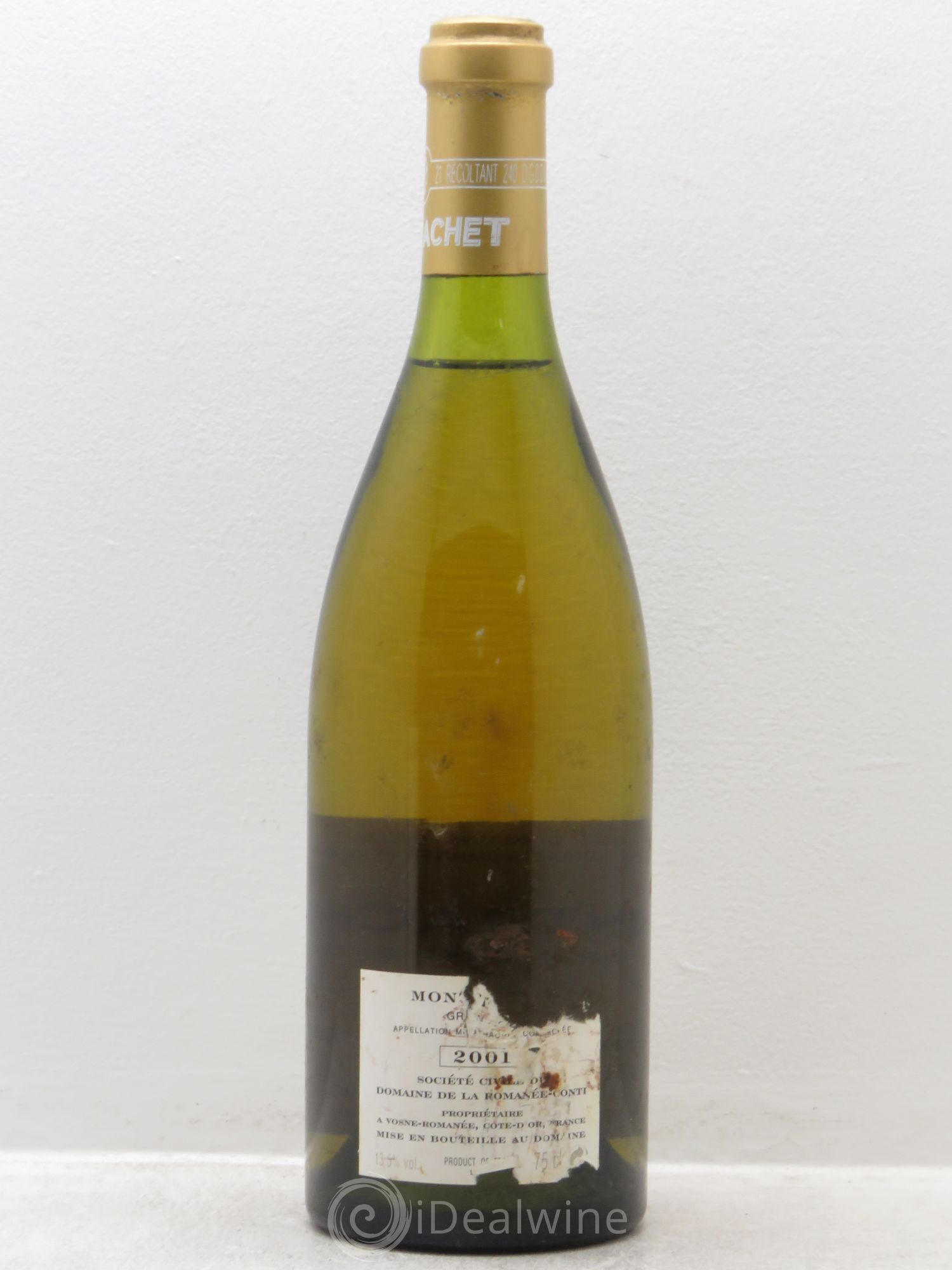 Montrachet Grand Cru Domaine de la Romanée-Conti 2001 - Lot de 1 bouteille - 1