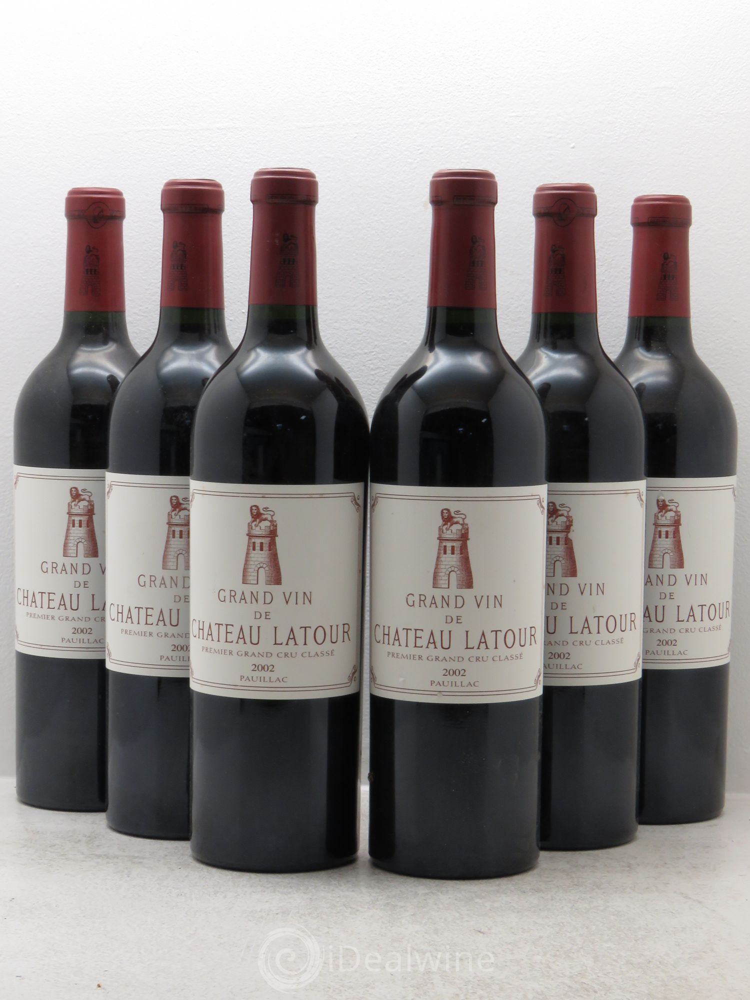 Château Latour 1er Grand Cru Classé 2002 - Lot de 6 bouteilles - 0
