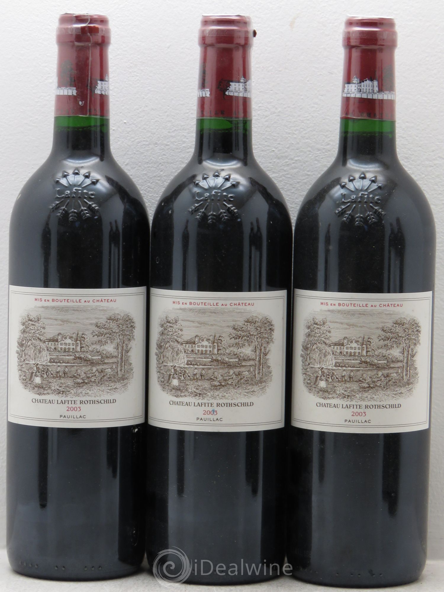 Château Lafite Rothschild 1er Grand Cru Classé 2003 - Lot de 6 bouteilles - 1
