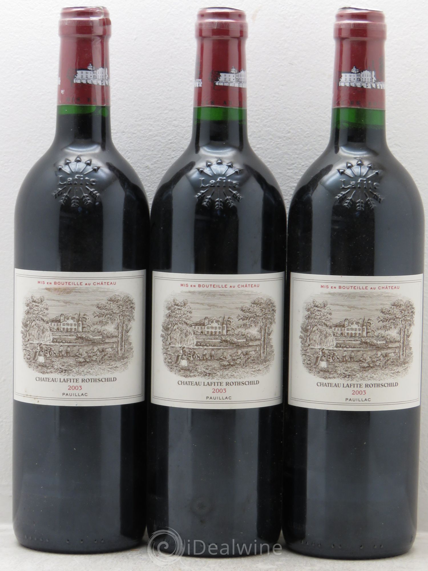 Château Lafite Rothschild 1er Grand Cru Classé 2003 - Lot de 6 bouteilles - 2