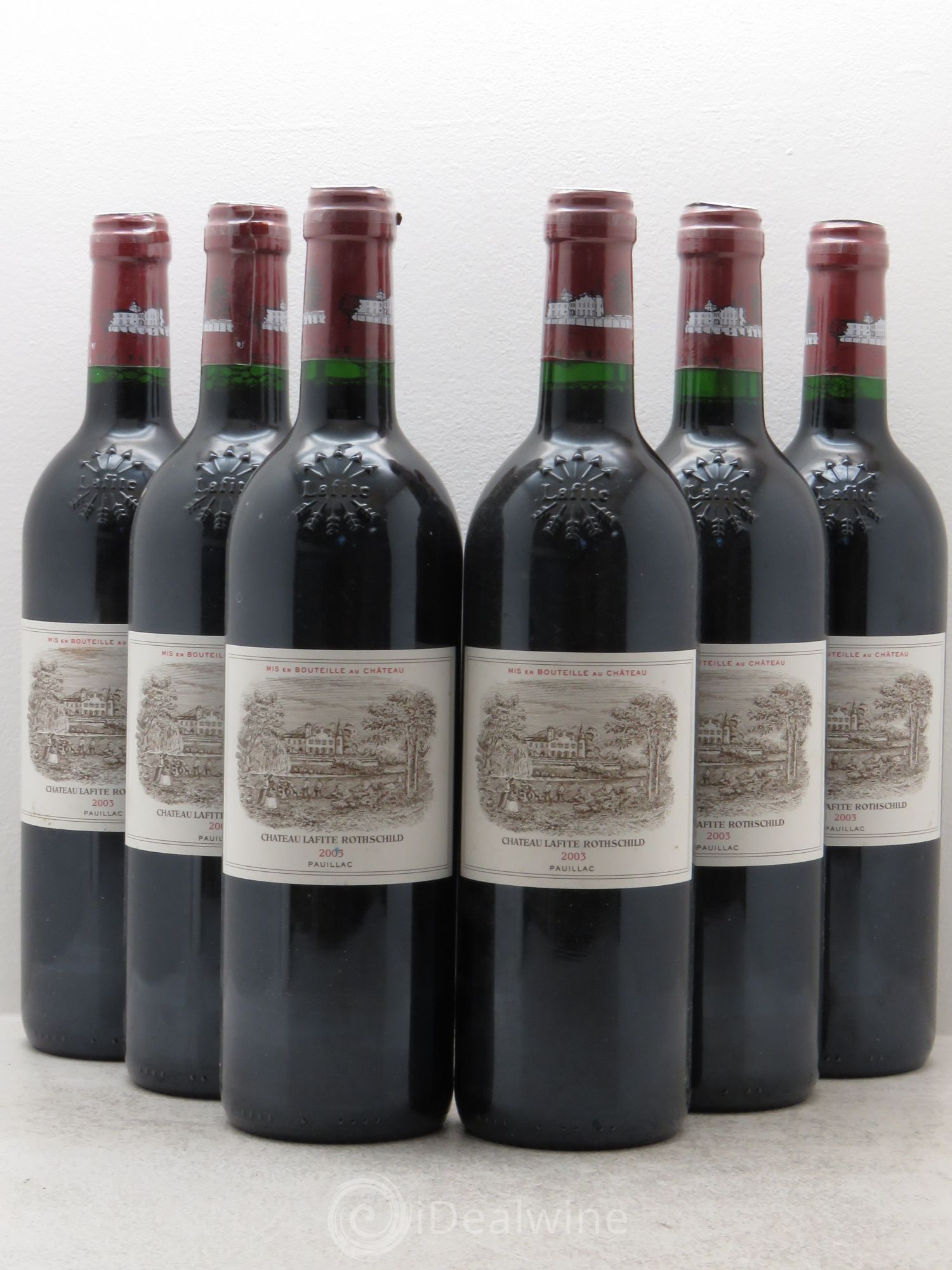 Château Lafite Rothschild 1er Grand Cru Classé 2003 - Lot de 6 bouteilles - 0