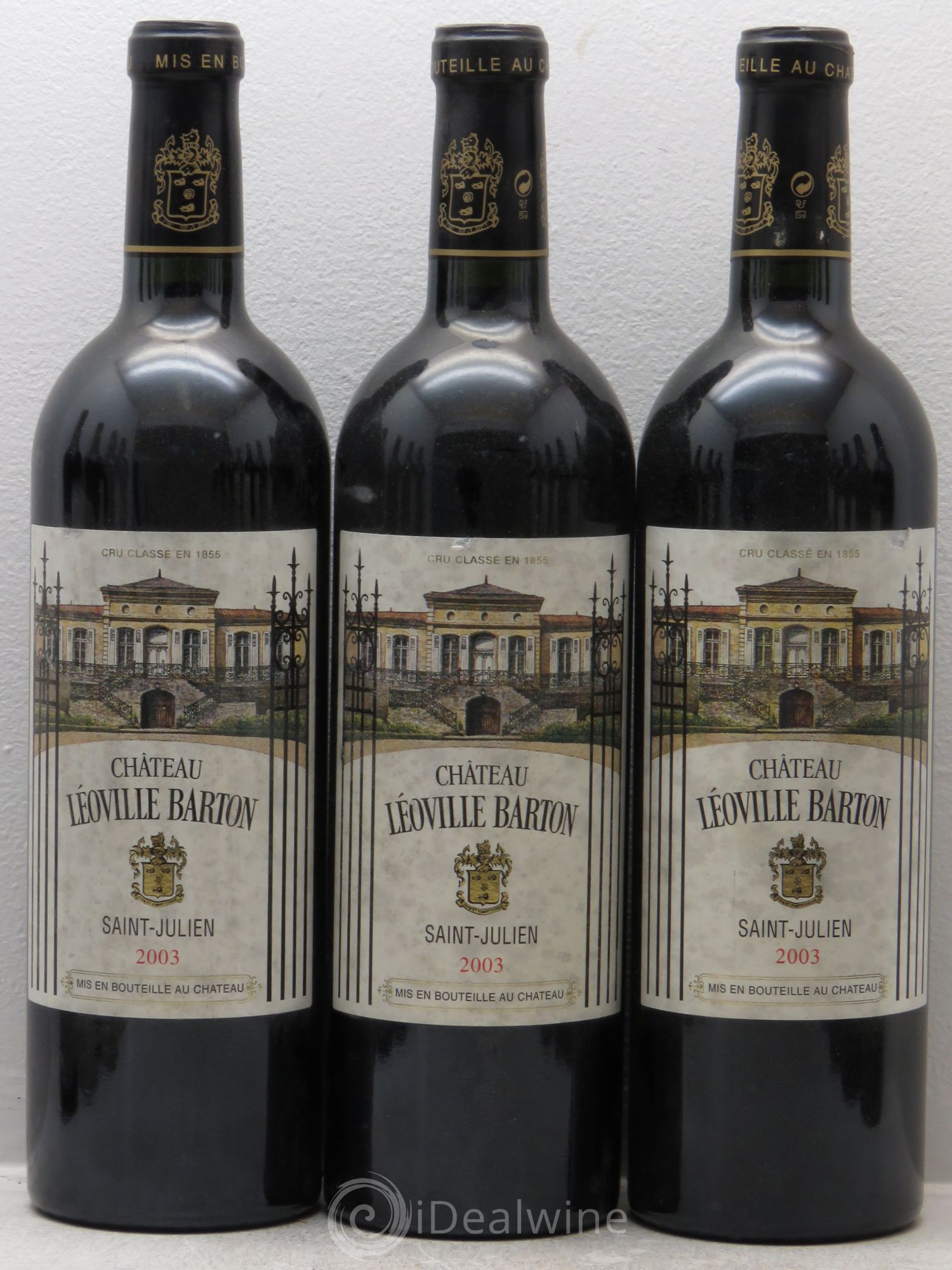 Château Léoville Barton 2ème Grand Cru Classé 2003 - Lot de 12 bouteilles - 1