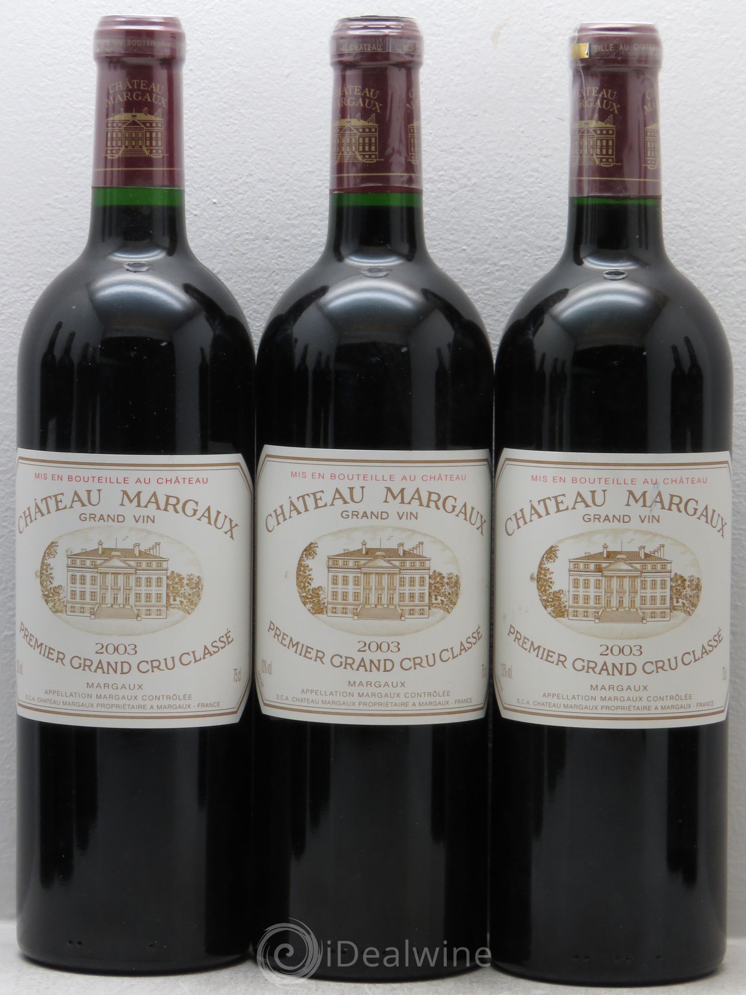Château Margaux 1er Grand Cru Classé 2003 - Lot de 12 bouteilles - 2