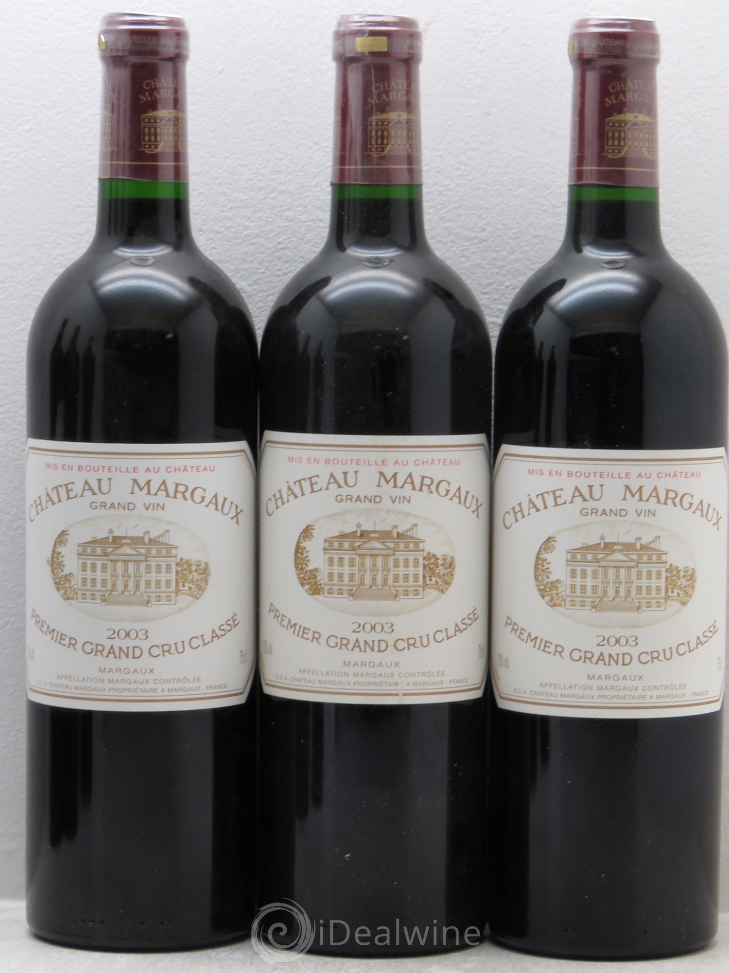 Château Margaux 1er Grand Cru Classé 2003 - Lot de 12 bouteilles - 3