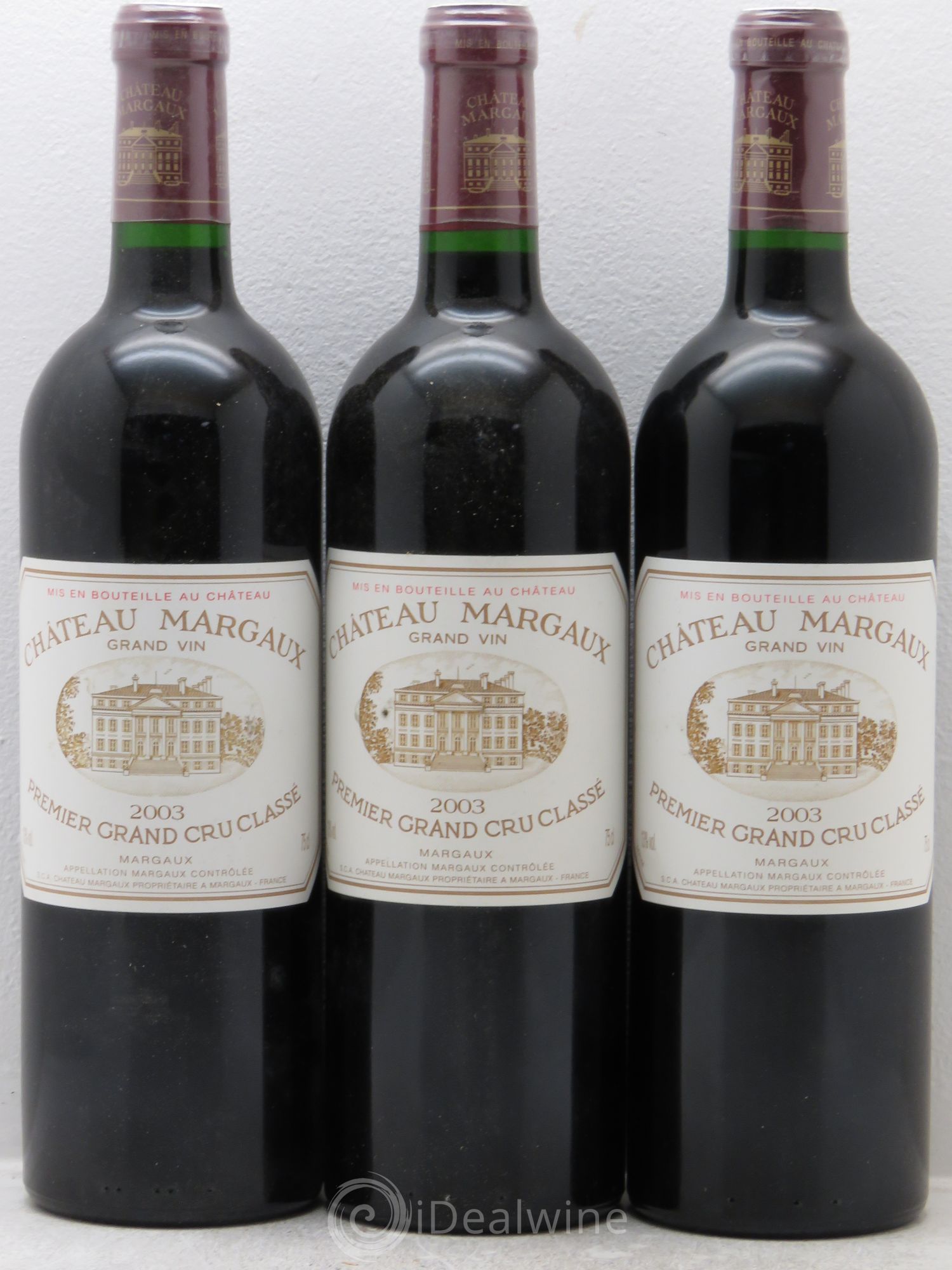 Château Margaux 1er Grand Cru Classé 2003 - Lot de 12 bouteilles - 4