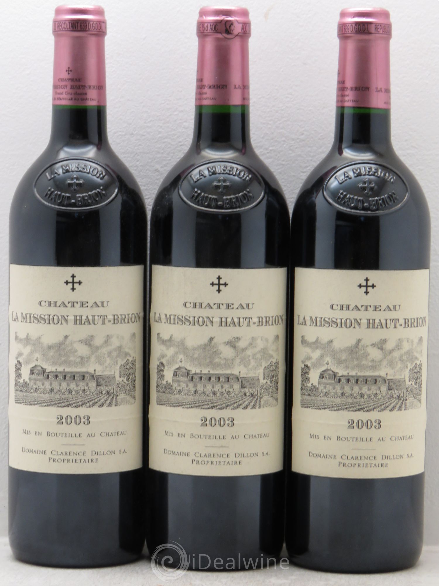 Château la Mission Haut-Brion Cru Classé de Graves 2003 - Lot de 6 bouteilles - 2