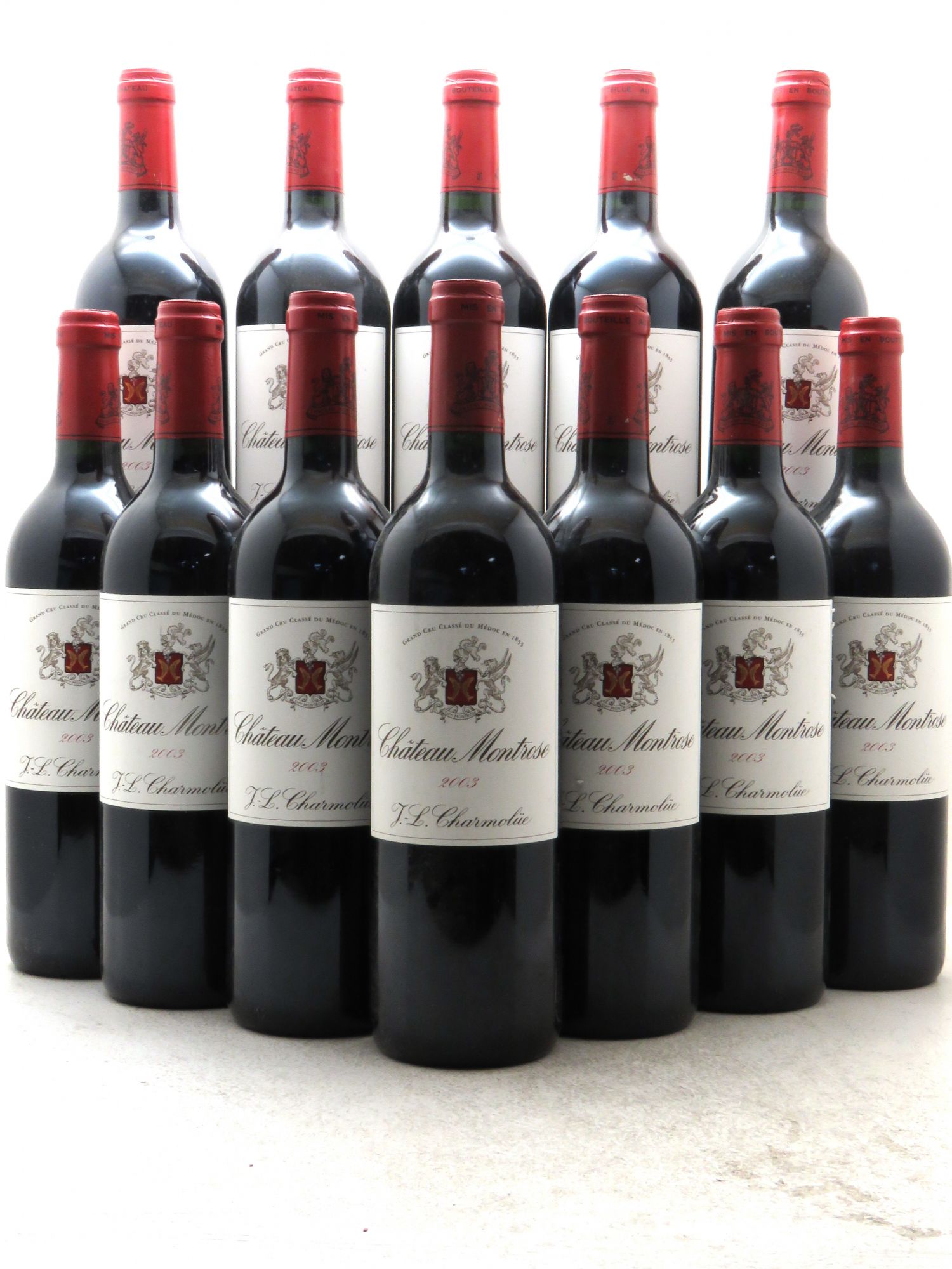 Château Montrose 2ème Grand Cru Classé 2003 - Lot de 12 bouteilles - 0