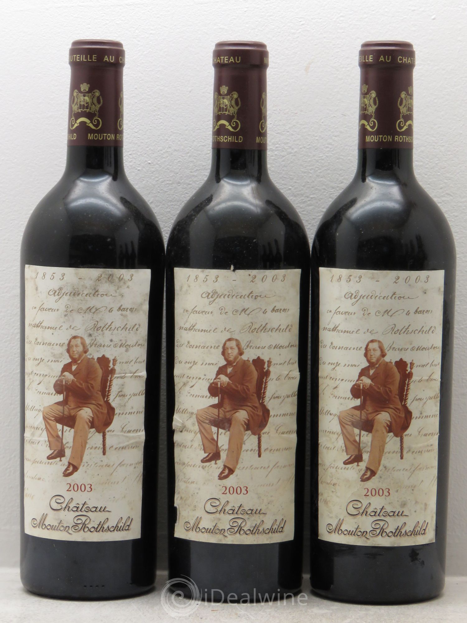 Château Mouton Rothschild 1er Grand Cru Classé 2003 - Lot de 6 bouteilles - 1