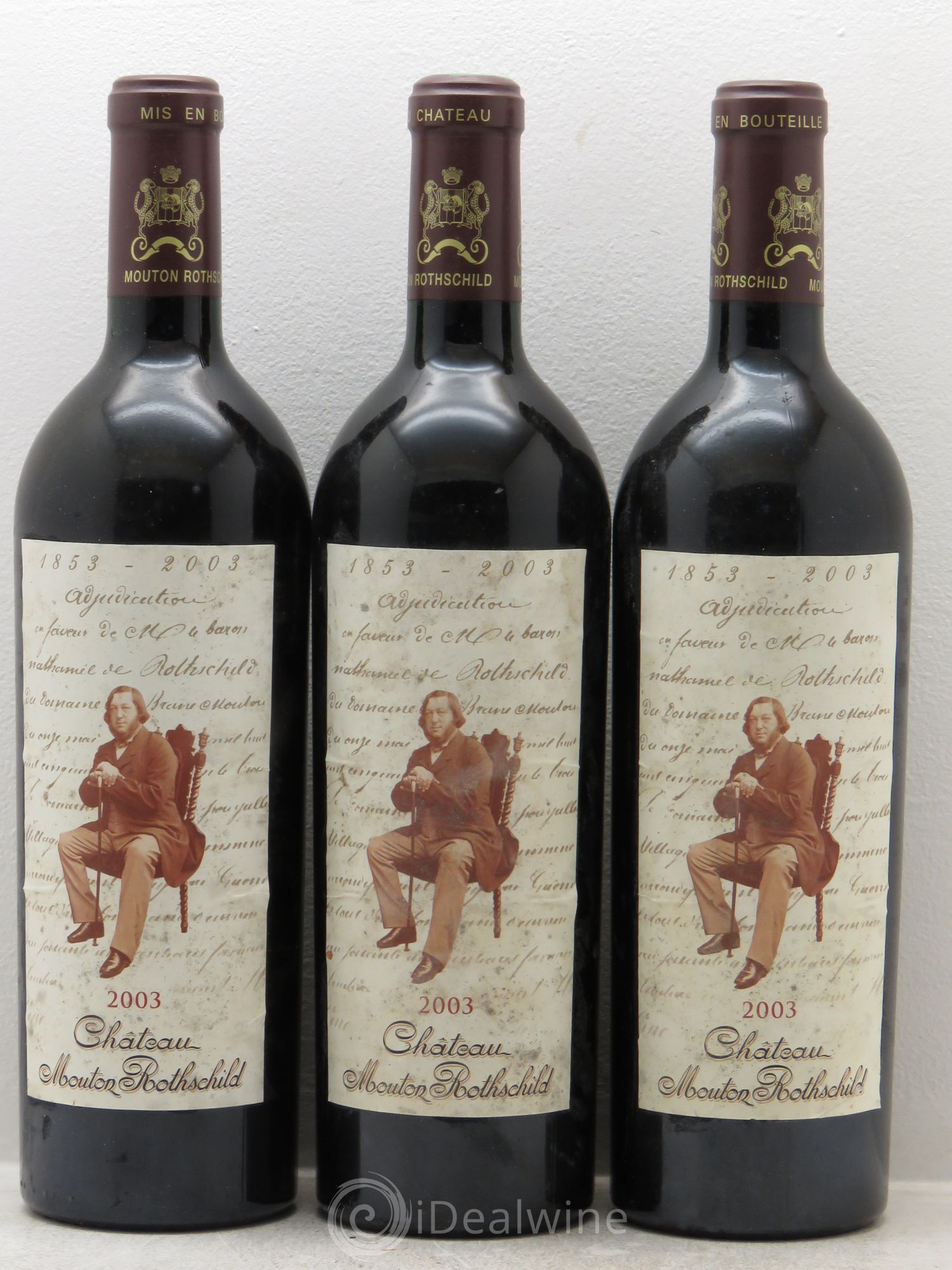 Château Mouton Rothschild 1er Grand Cru Classé 2003 - Lot de 6 bouteilles - 3