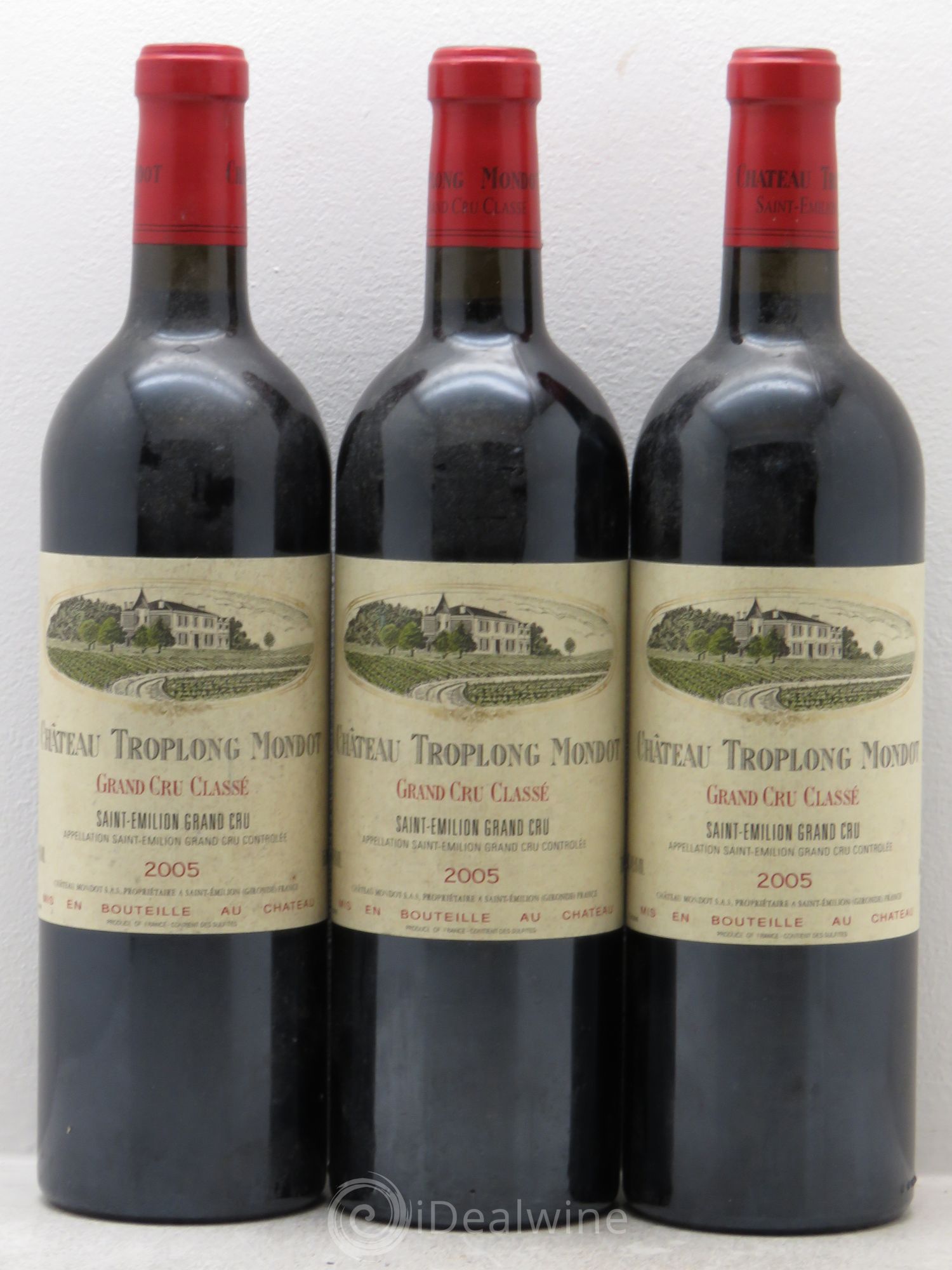 Château Troplong Mondot 1er Grand Cru Classé B 2005 - Lot de 12 bouteilles - 4