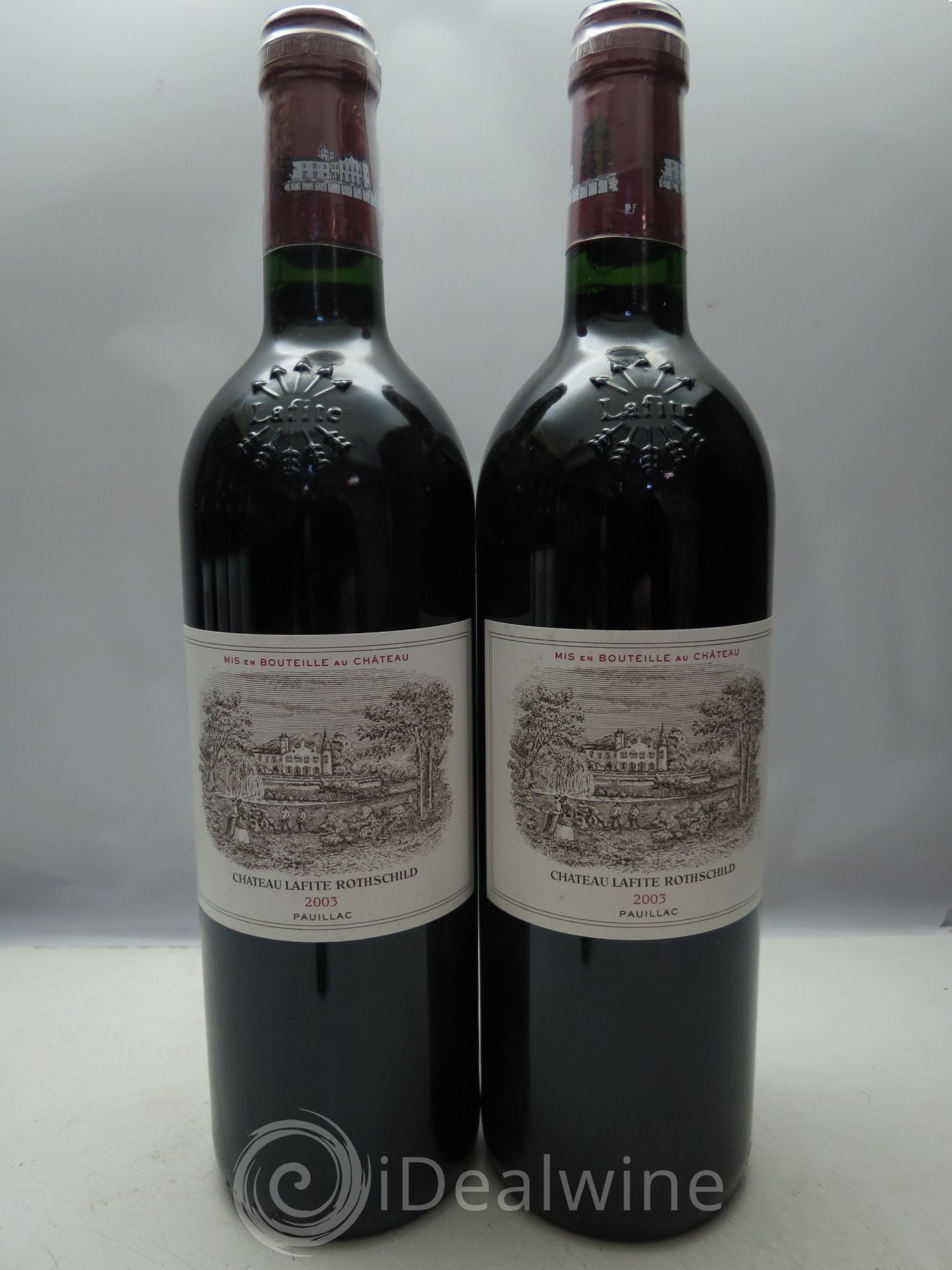 Château Lafite Rothschild 1er Grand Cru Classé 2003 - Lot de 6 bouteilles - 0