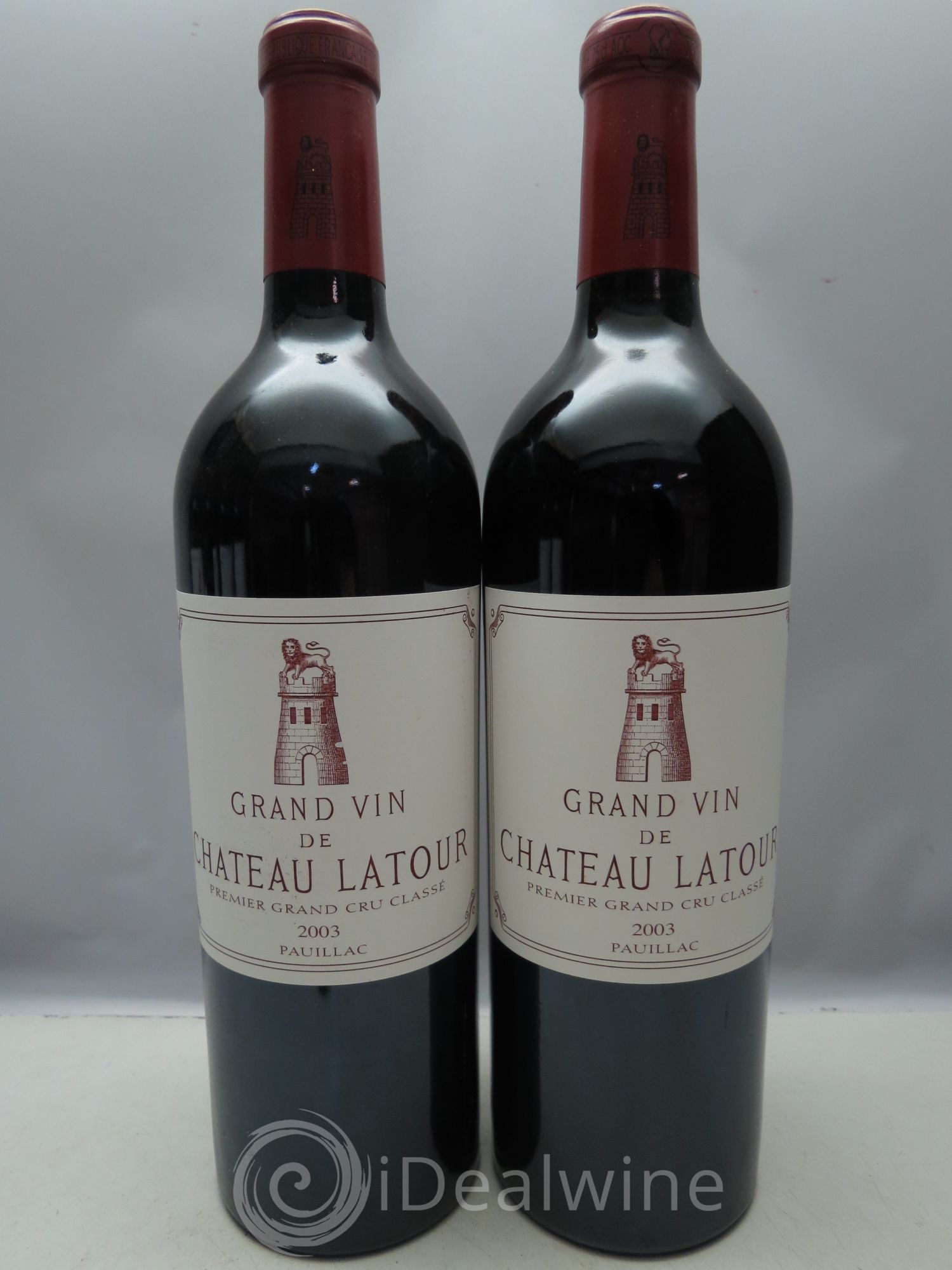 Château Latour 1er Grand Cru Classé 2003 - Lot de 6 bouteilles - 0
