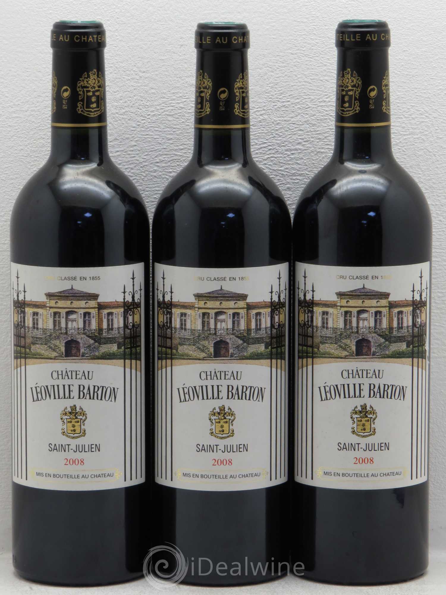 Château Léoville Barton 2ème Grand Cru Classé 2008 - Lot de 6 bouteilles - 2