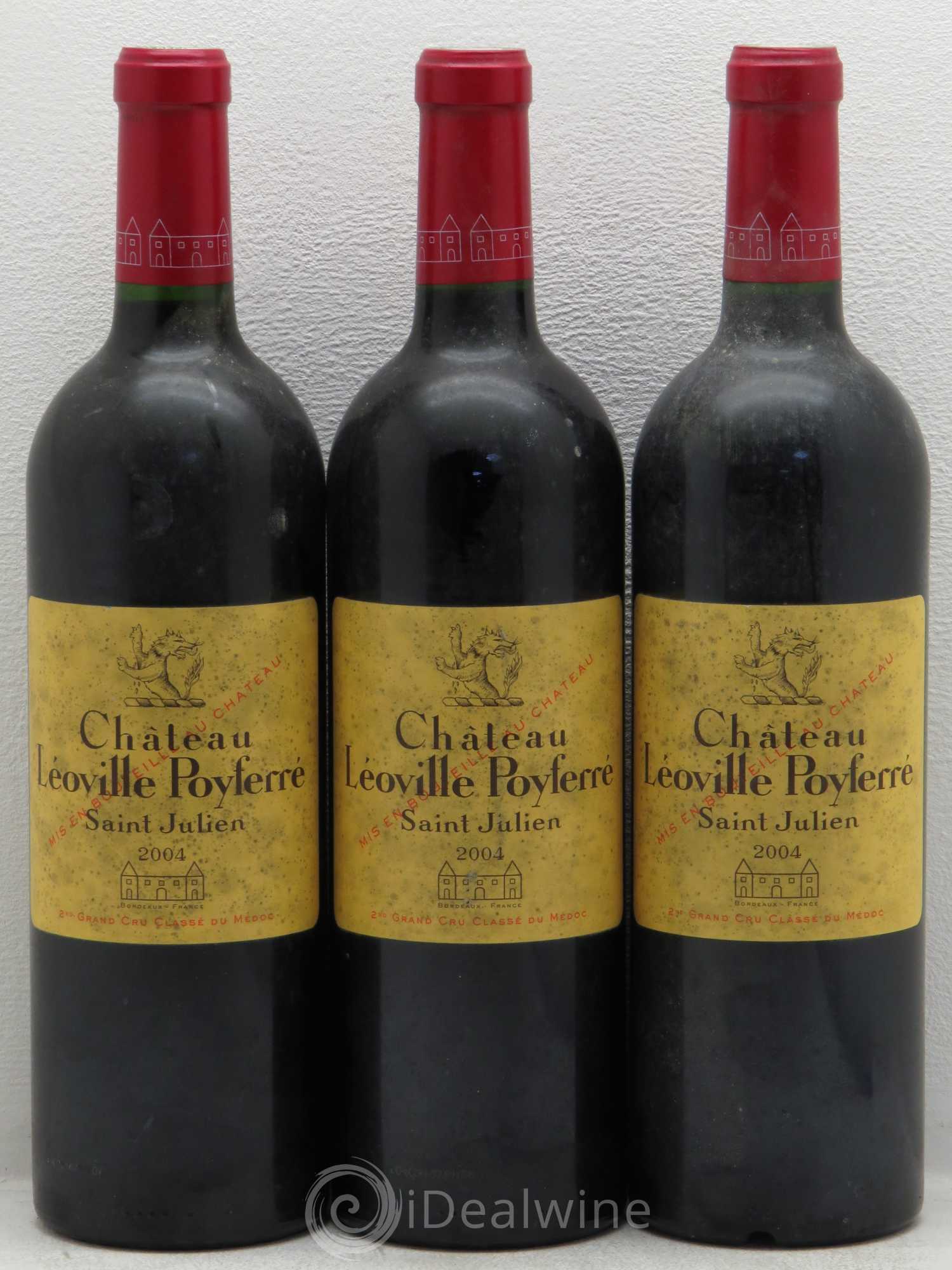 Château Léoville Poyferré 2ème Grand Cru Classé 2004 - Lot de 6 bouteilles - 2