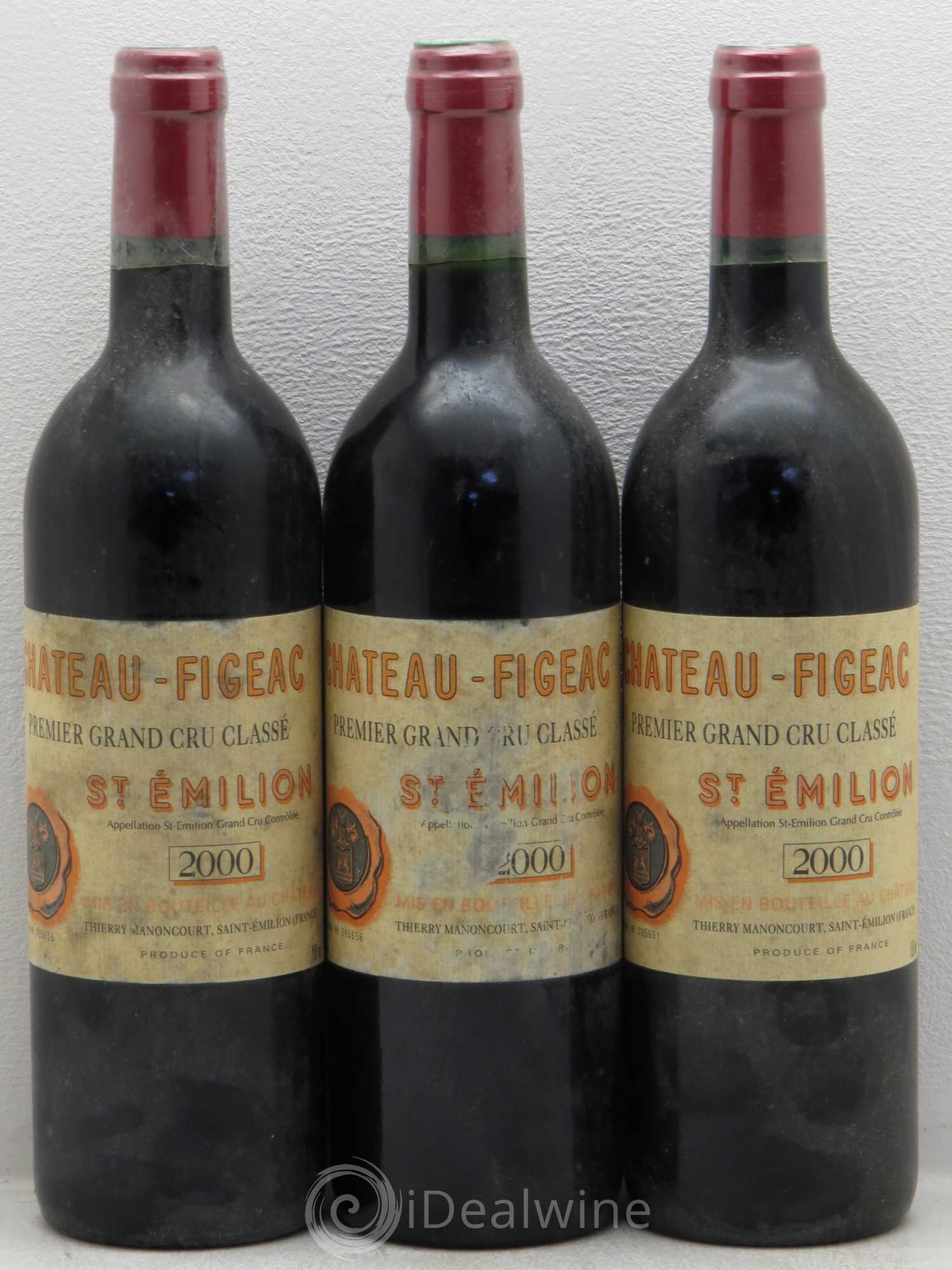 Château Figeac 1er Grand Cru Classé A 2000 - Lot de 6 bouteilles - 2