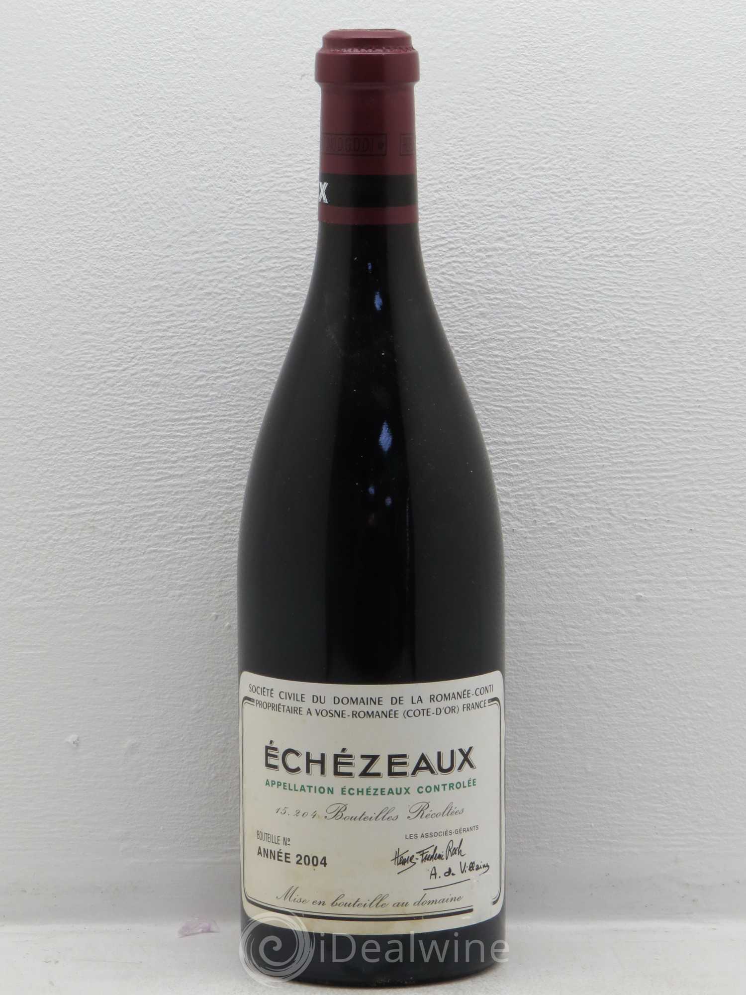 Echezeaux Grand Cru Domaine de la Romanée-Conti 2004 - Lot de 1 bouteille - 0