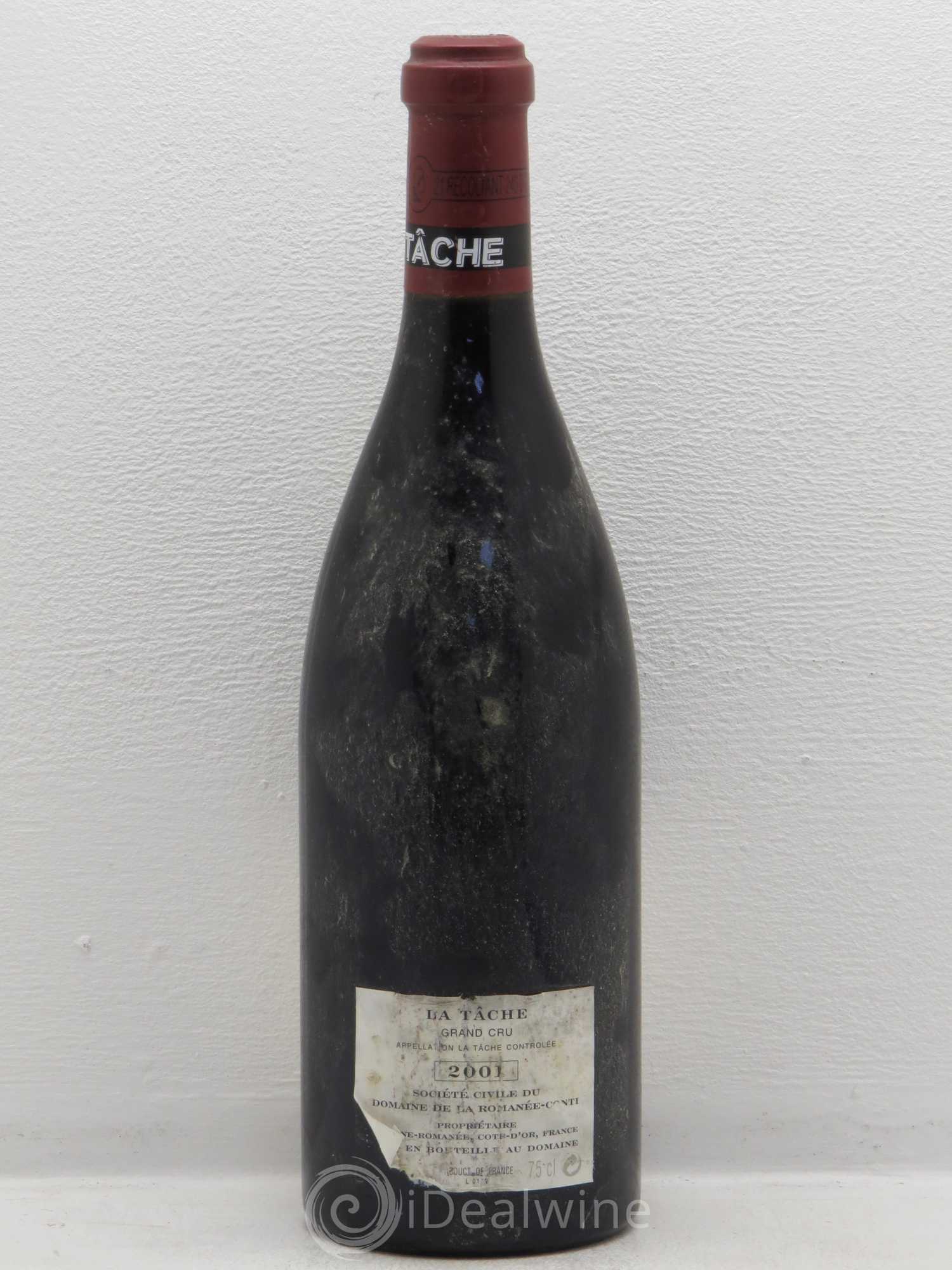 La Tâche Grand Cru Domaine de la Romanée-Conti 2001 - Lot de 1 bouteille - 1