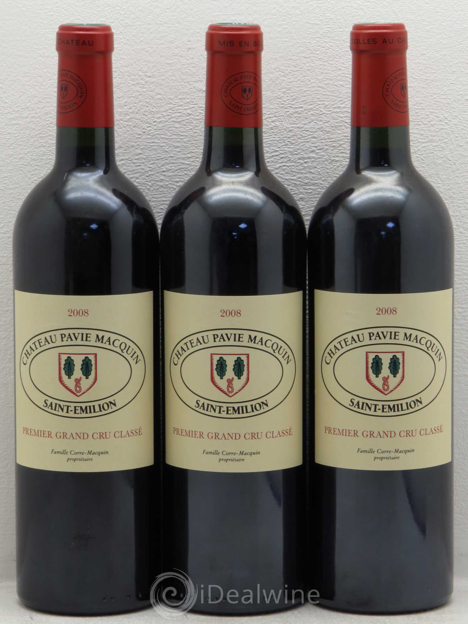 Château Pavie Macquin 1er Grand Cru Classé B 2008 - Lot de 6 bouteilles - 1
