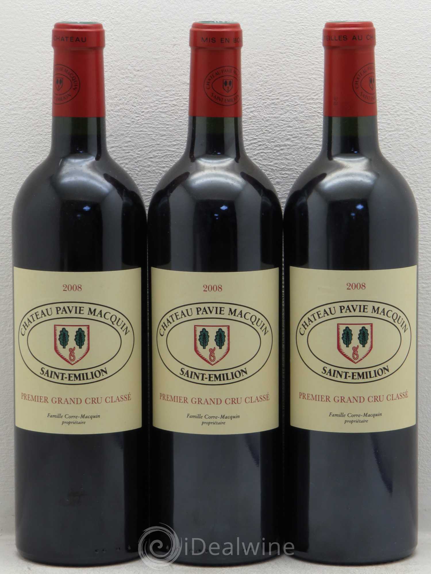 Château Pavie Macquin 1er Grand Cru Classé B 2008 - Lot de 6 bouteilles - 2