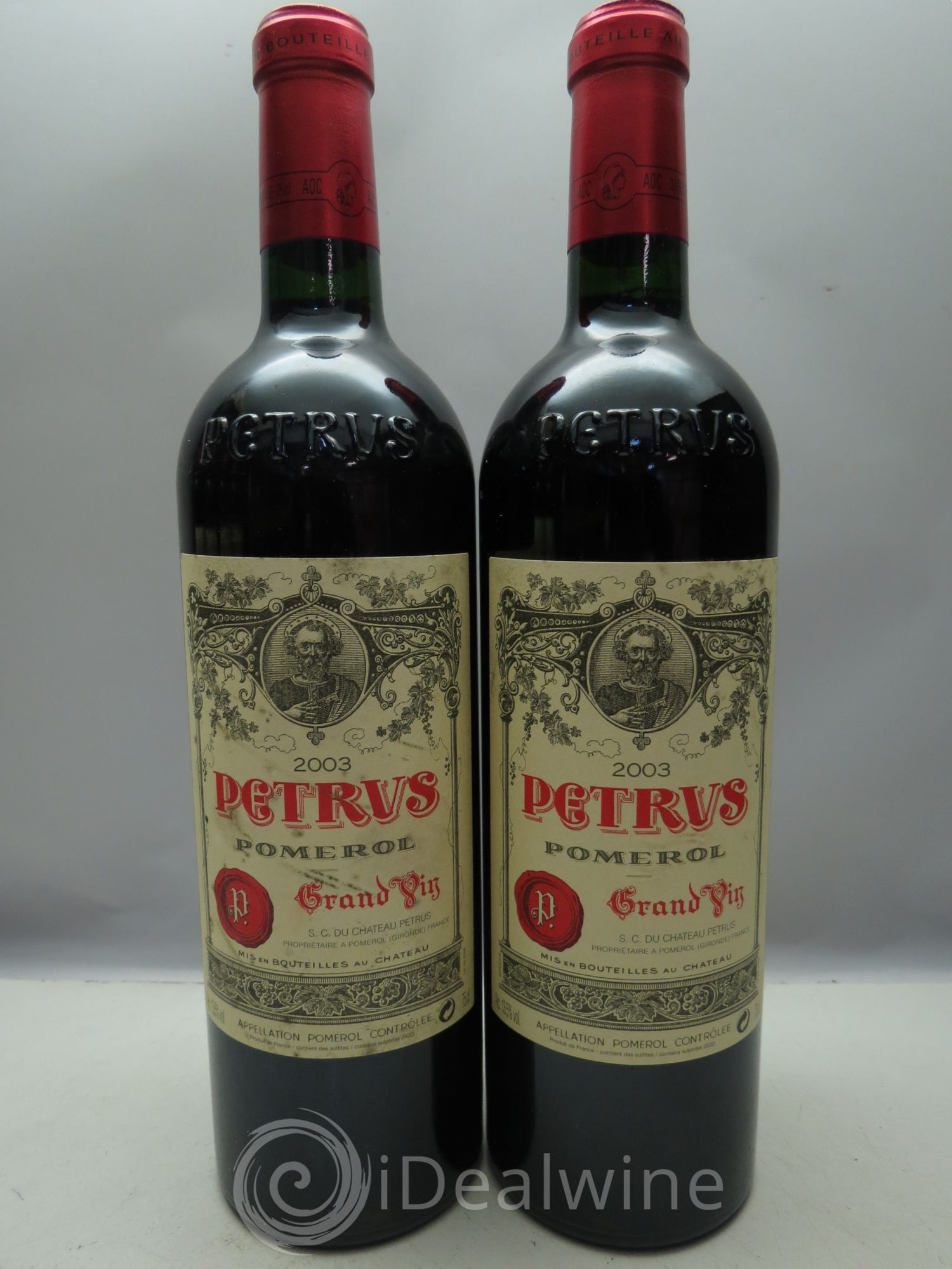 Petrus 2003 - Lot de 6 bouteilles - 0