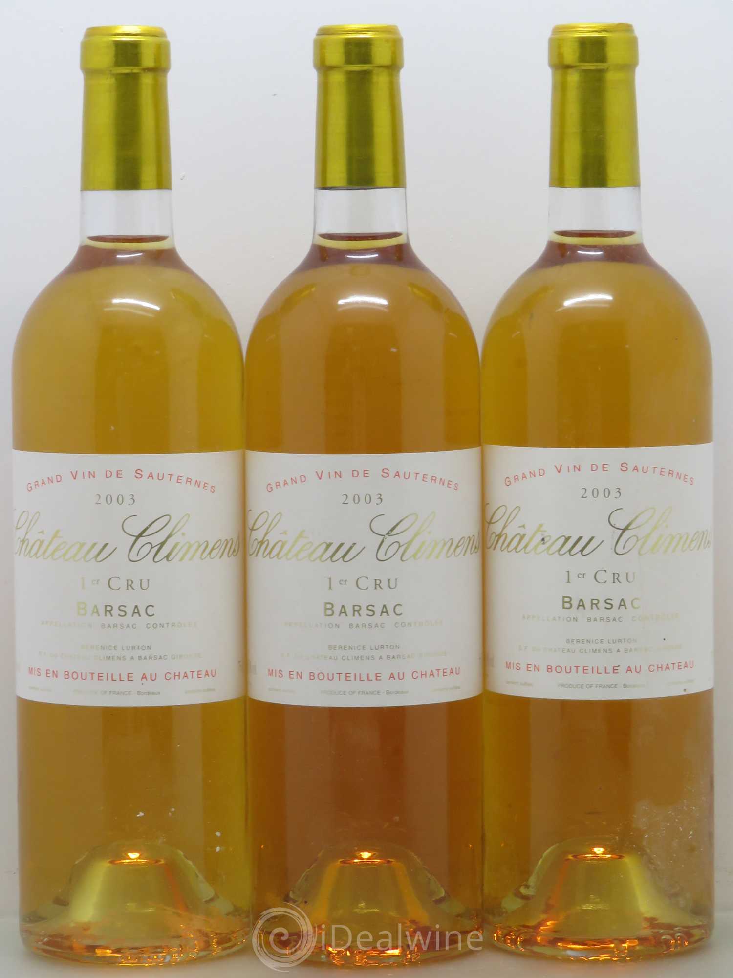 Château Climens 1er Grand Cru Classé 2003 - Lotto di 6 bottiglie - 2
