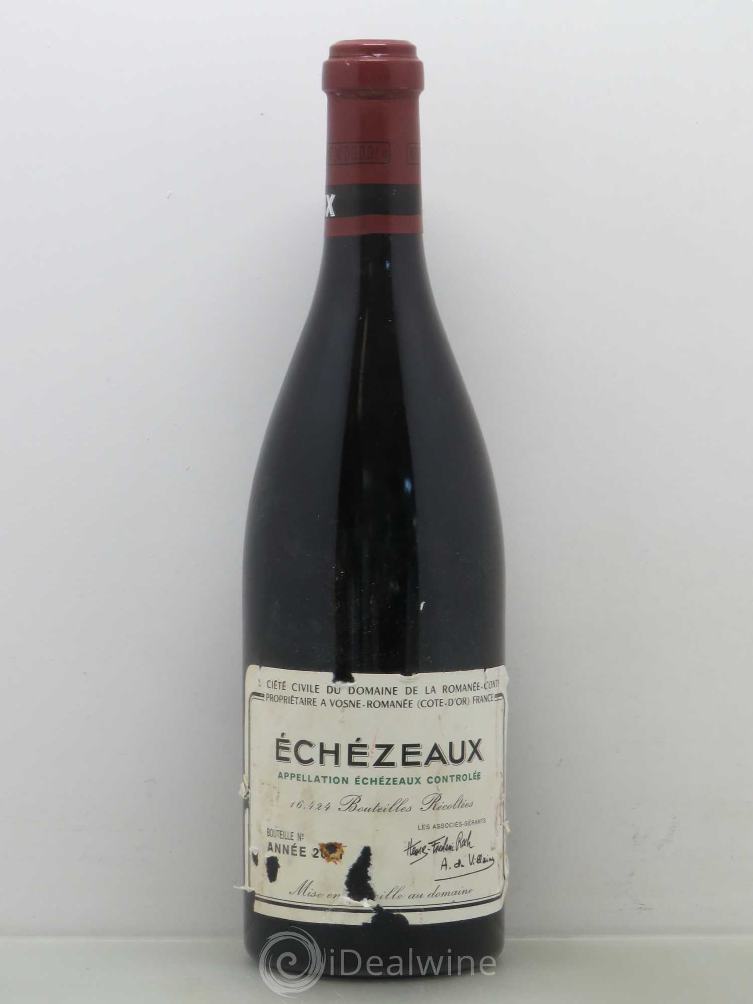 Echezeaux Grand Cru Domaine de la Romanée-Conti 2001 - Lot de 1 bouteille - 0